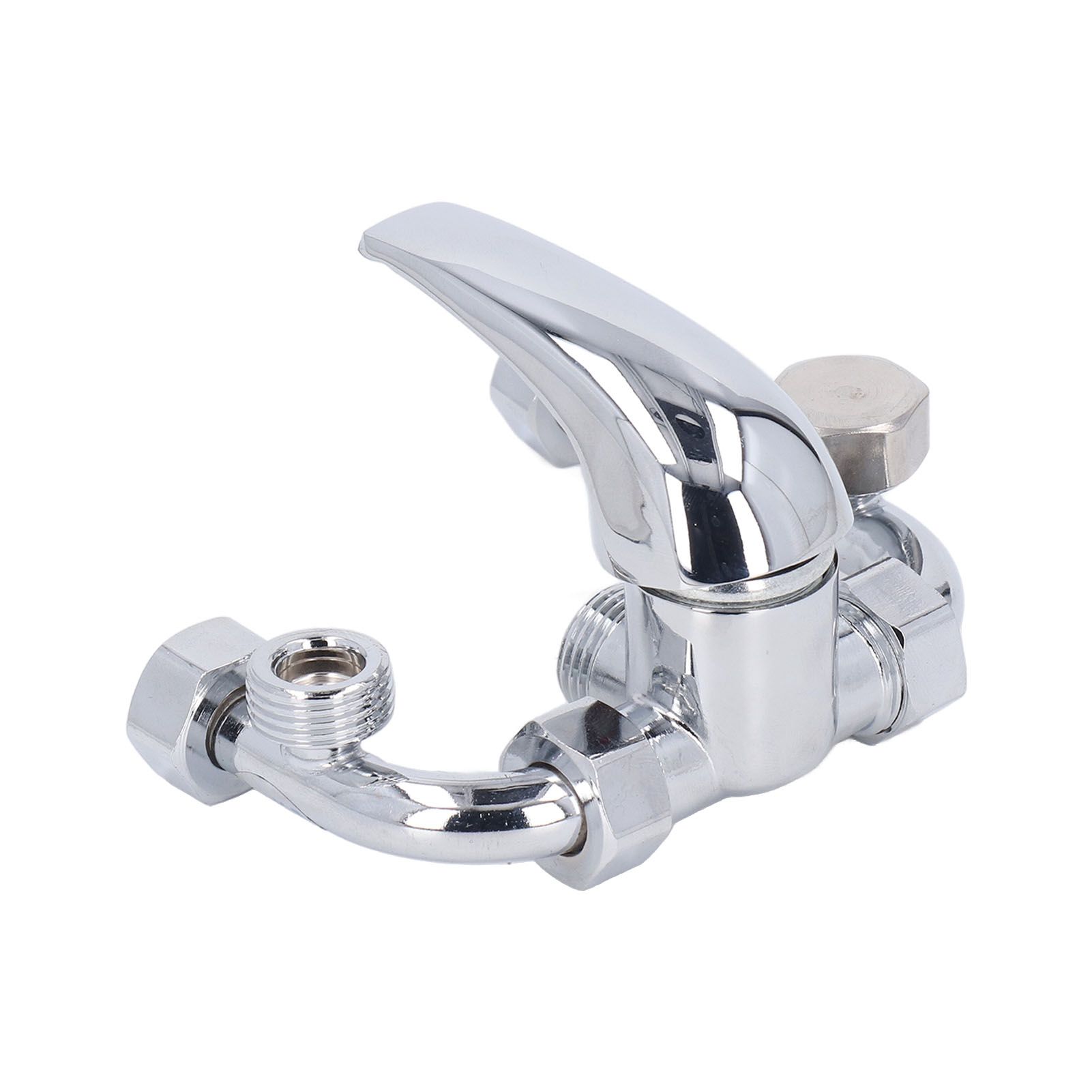 Copper Electric Water Heater Mixing Valve Surface Mounted U Bend Cold Hot view 6