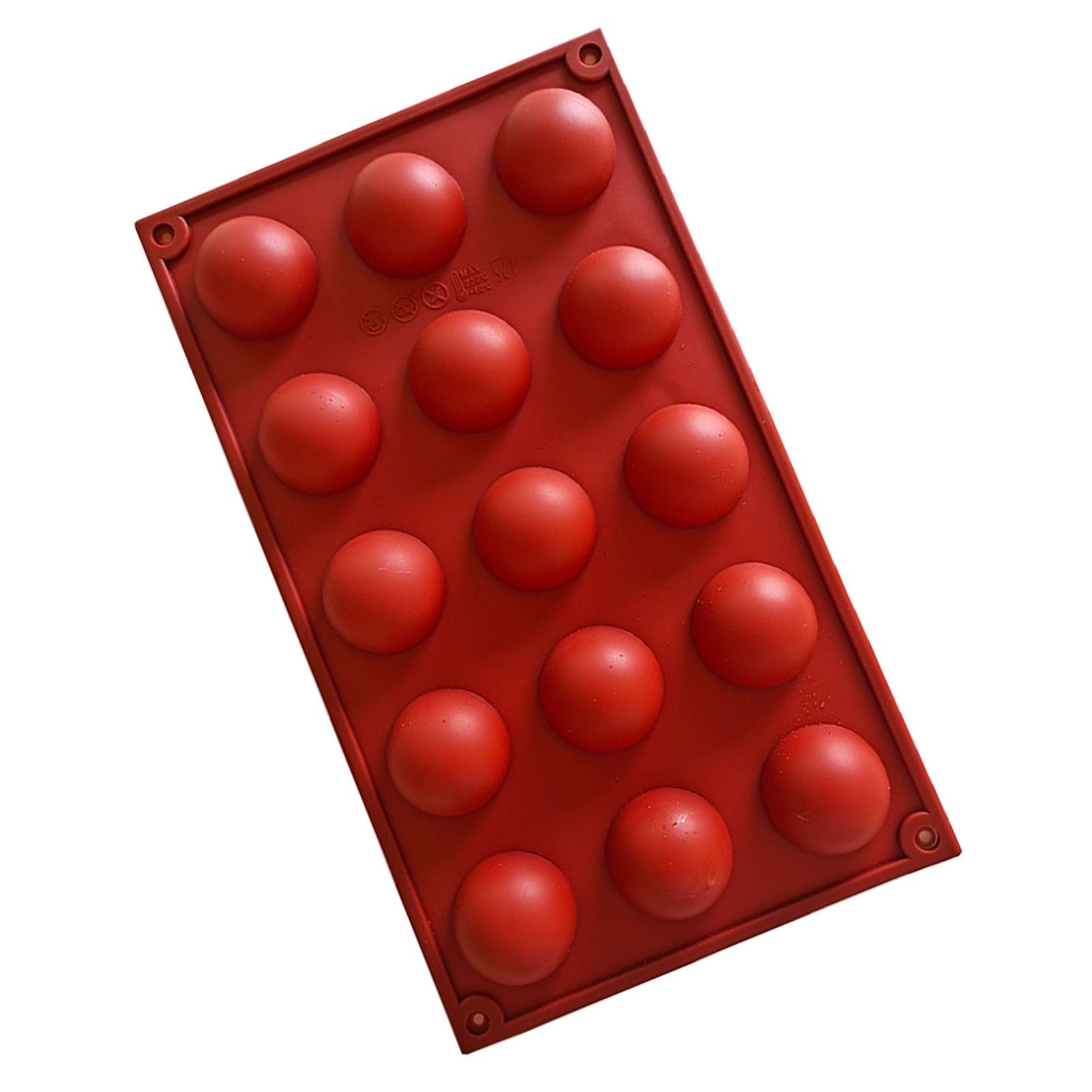 Semi Sphere Mold 15 Holes Silicone Semicircle Baking Mold for Cake Chocolate view 11