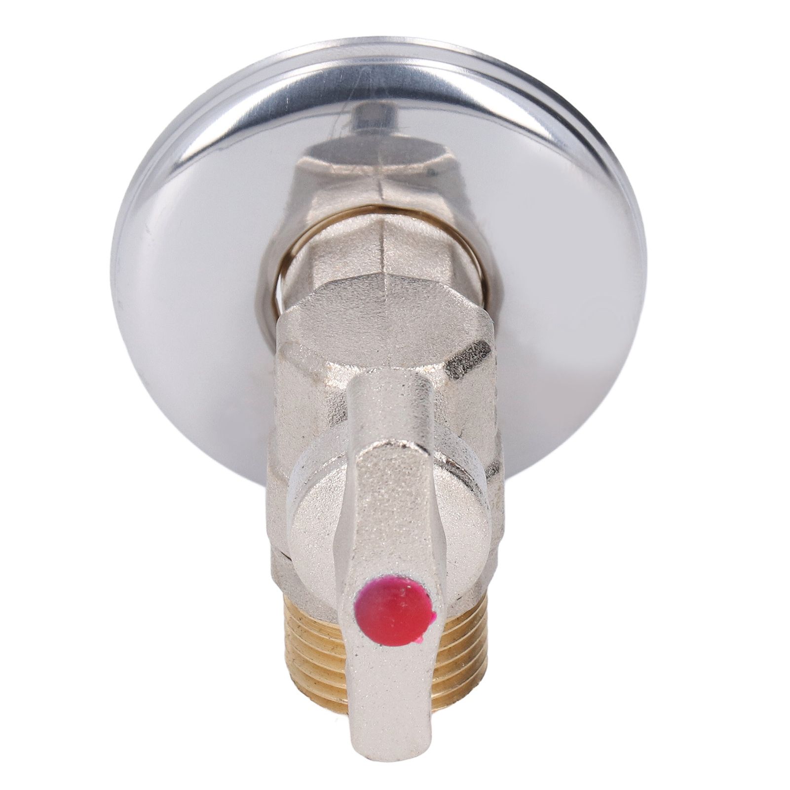 G1/2 Thread Brass Triangle Valve Large Flow Cold Hot Water Angle Stop Valve view 10