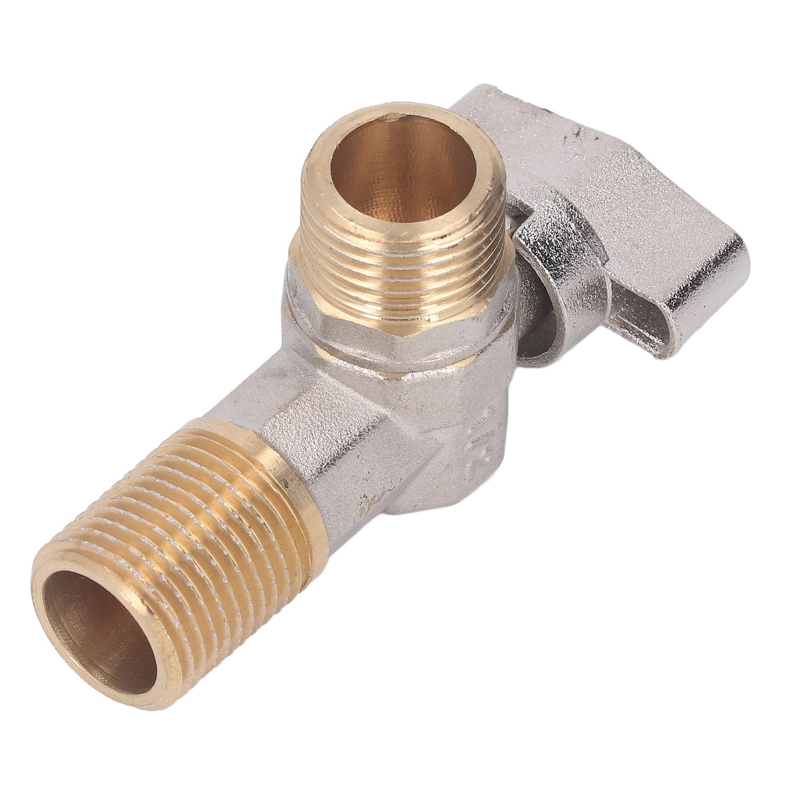 G1/2 Thread Brass Triangle Valve Large Flow Cold Hot Water Angle Stop Valve view 13