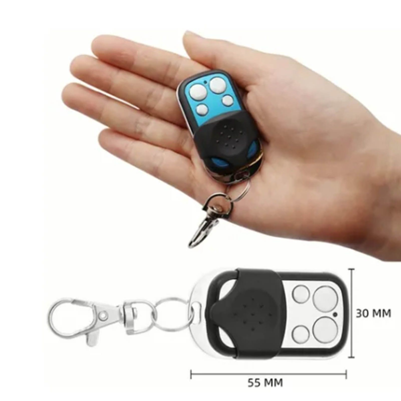 433MHz Wireless Remote Control Switch Cloning Key Fob Doorbells With Keychain view 5