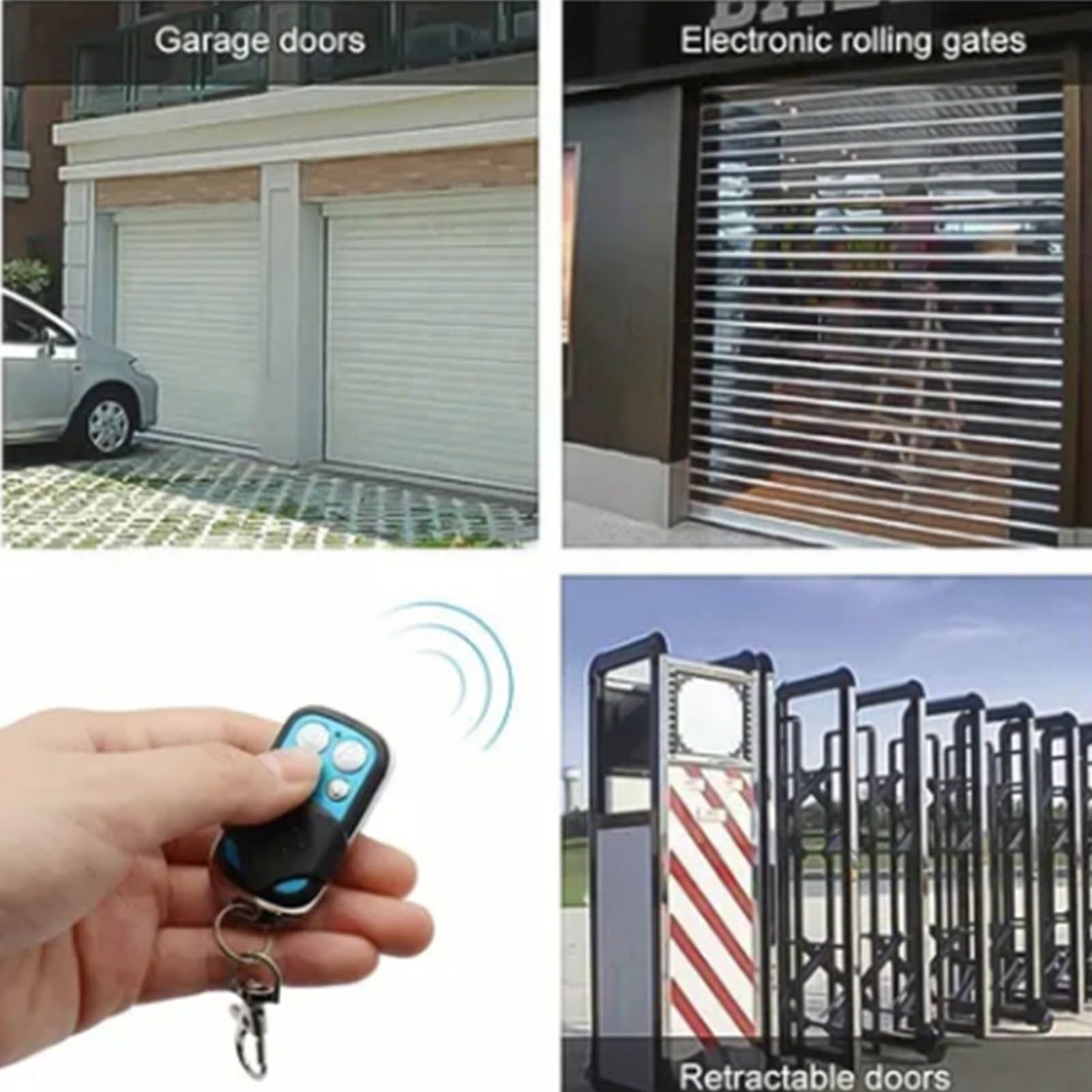 433MHz Wireless Remote Control Switch Cloning Key Fob Doorbells With Keychain view 10
