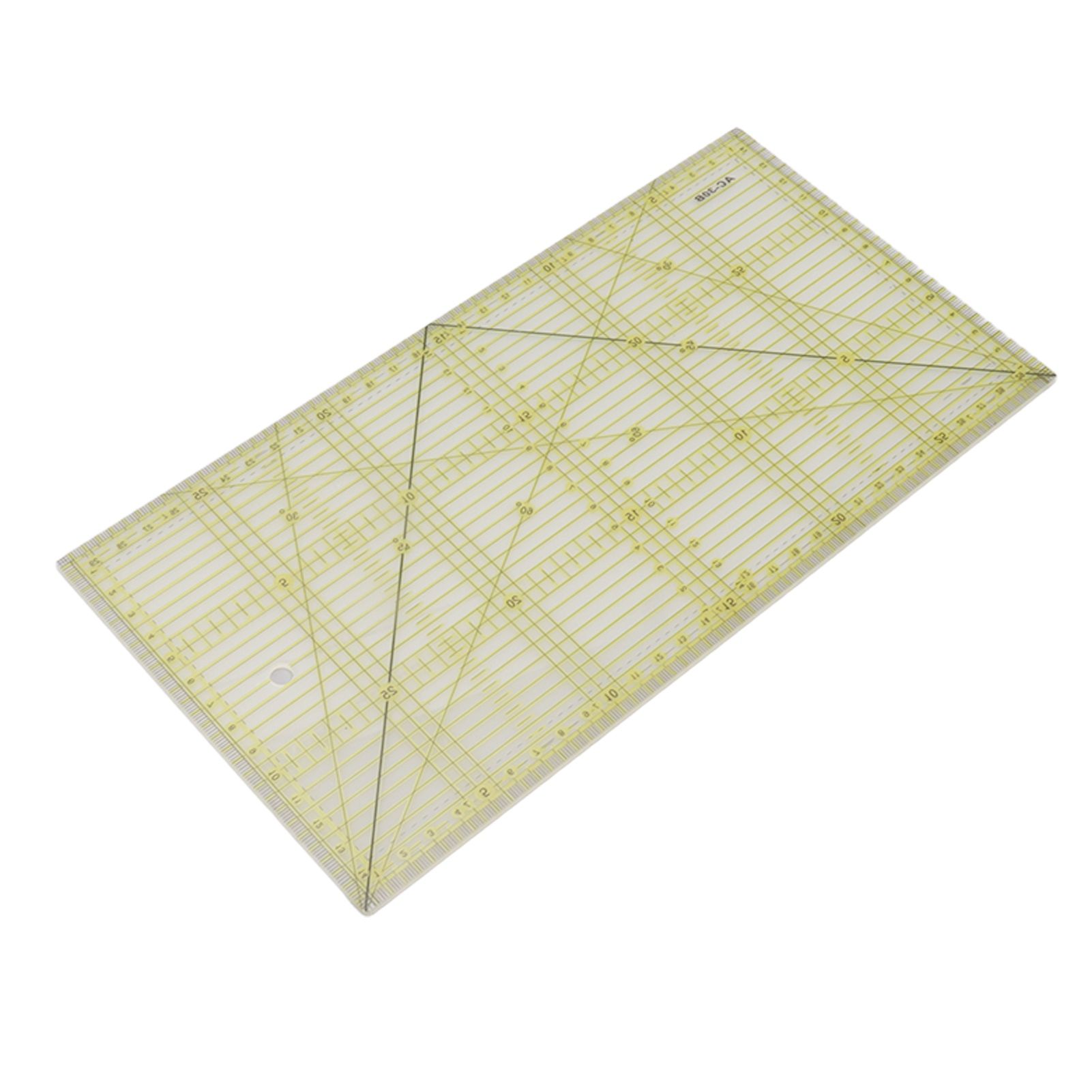 Acrylic Quilt Ruler DIY Precise Scale Transparent Quilting Ruler for Sewing view 3