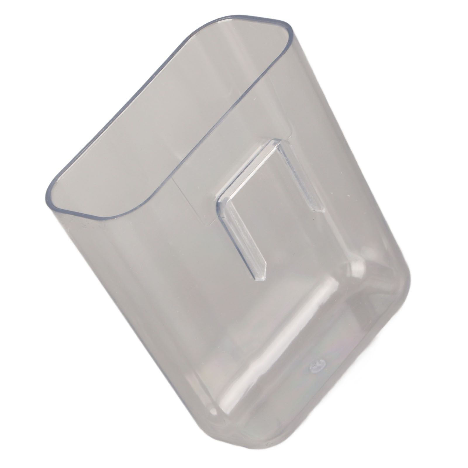 Adhesive Storage Bin Transparent Plastic Wall Mounted Floating Storage Holder view 3