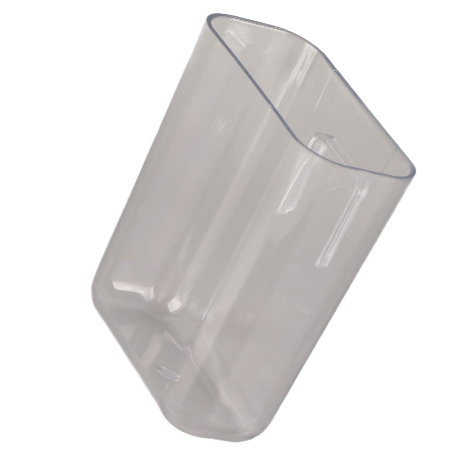 Adhesive Storage Bin Transparent Plastic Wall Mounted Floating Storage Holder view 4