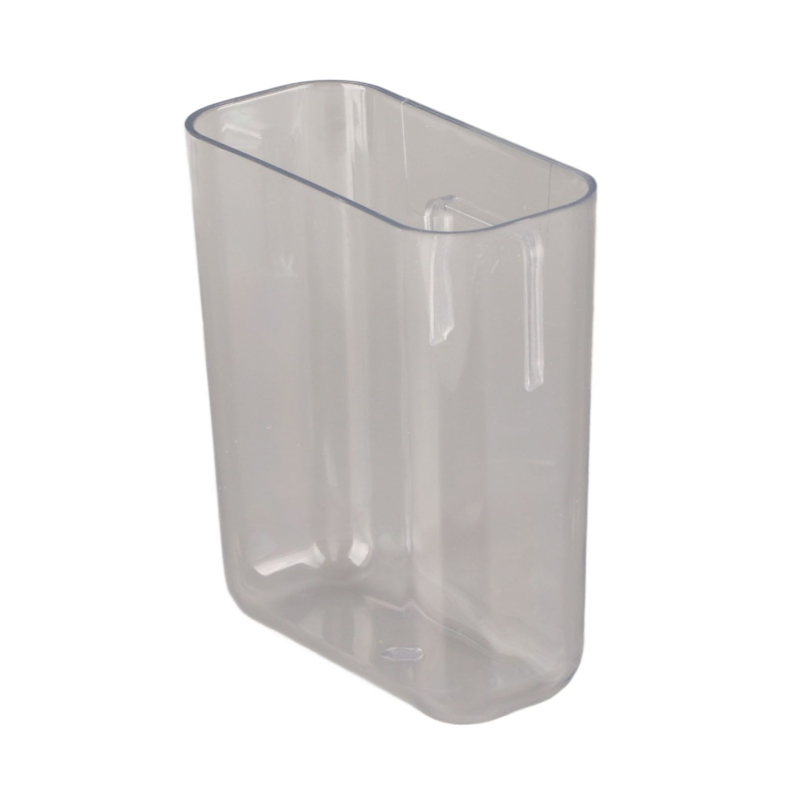 Adhesive Storage Bin Transparent Plastic Wall Mounted Floating Storage Holder view 6