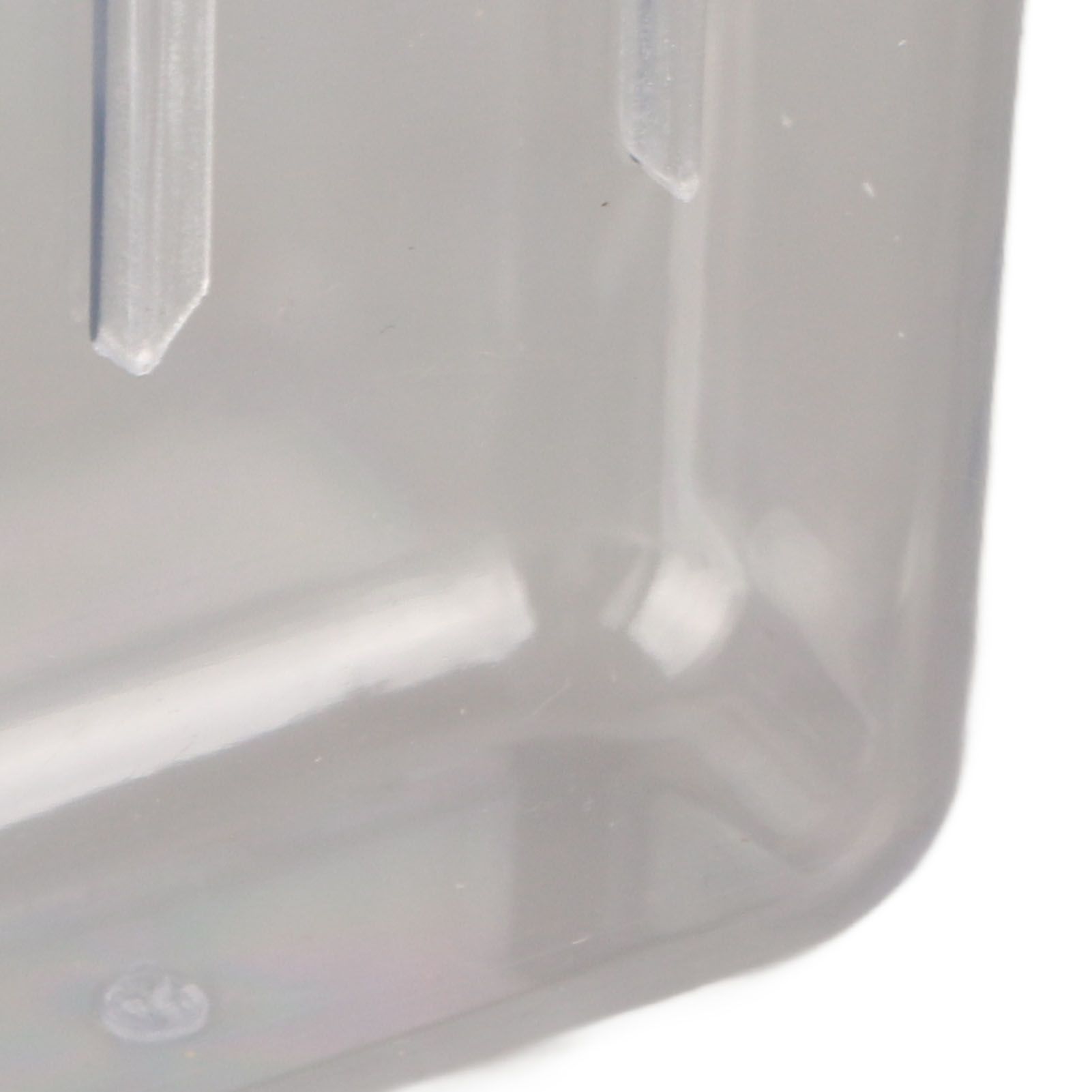 Adhesive Storage Bin Transparent Plastic Wall Mounted Floating Storage Holder view 9