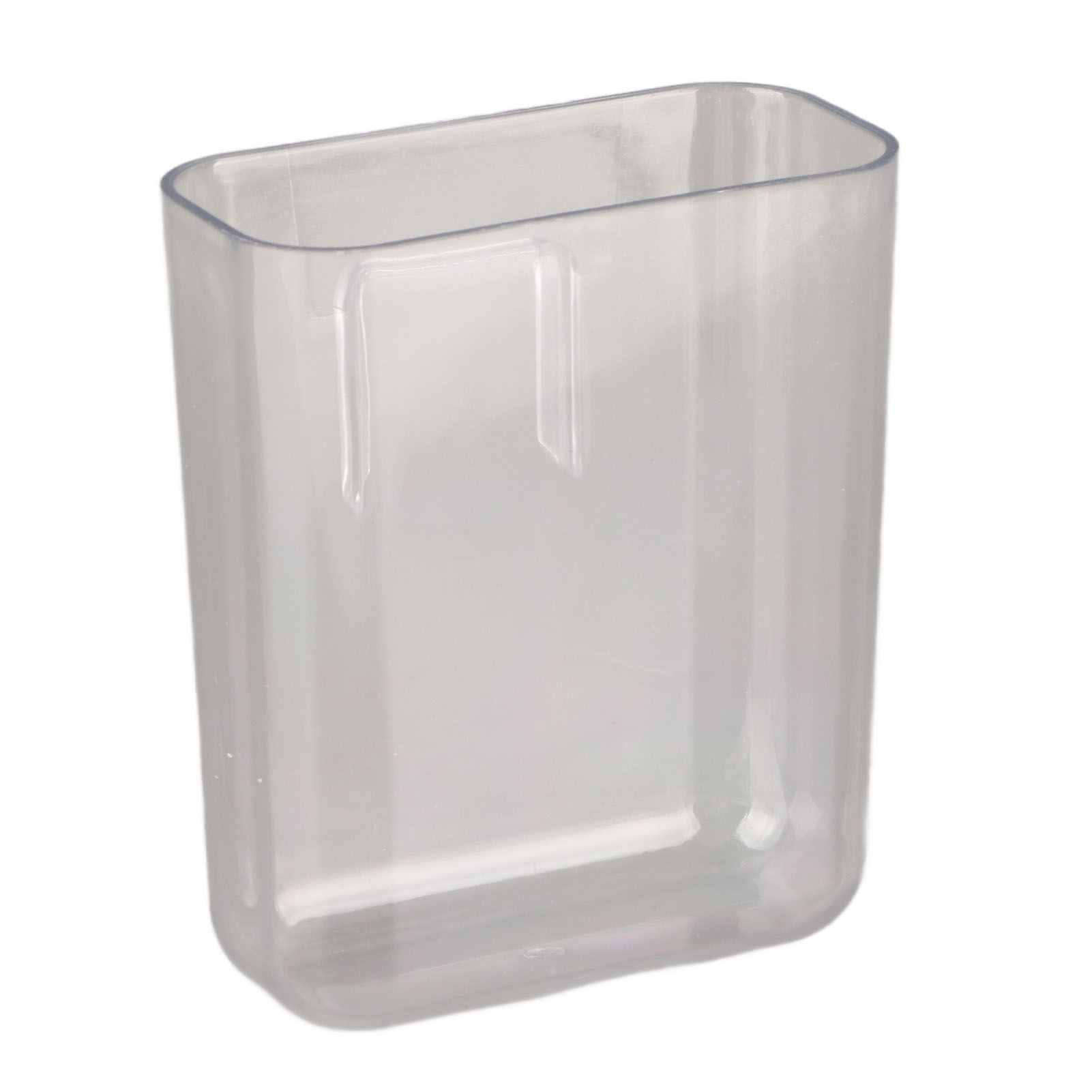 Adhesive Storage Bin Transparent Plastic Wall Mounted Floating Storage Holder view 10