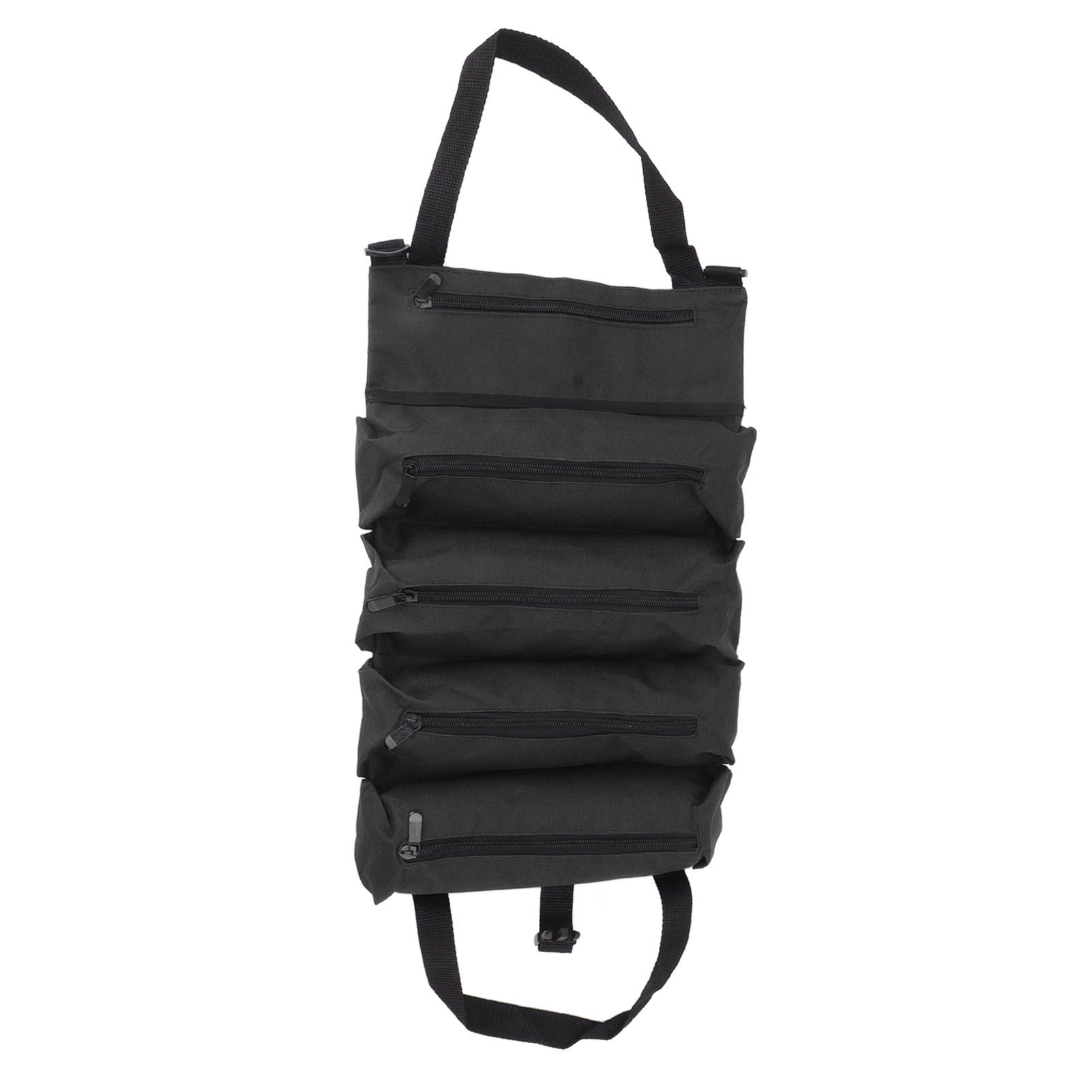 Roll Up Tool Bag 5 Zipper Pockets Portable Oxford Cloth Electricians Tool Bag view 8