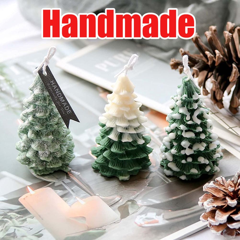 1 Pcs Christmas Tree DIY Silicone Candle Mold for Soap Cake Decorating view 4