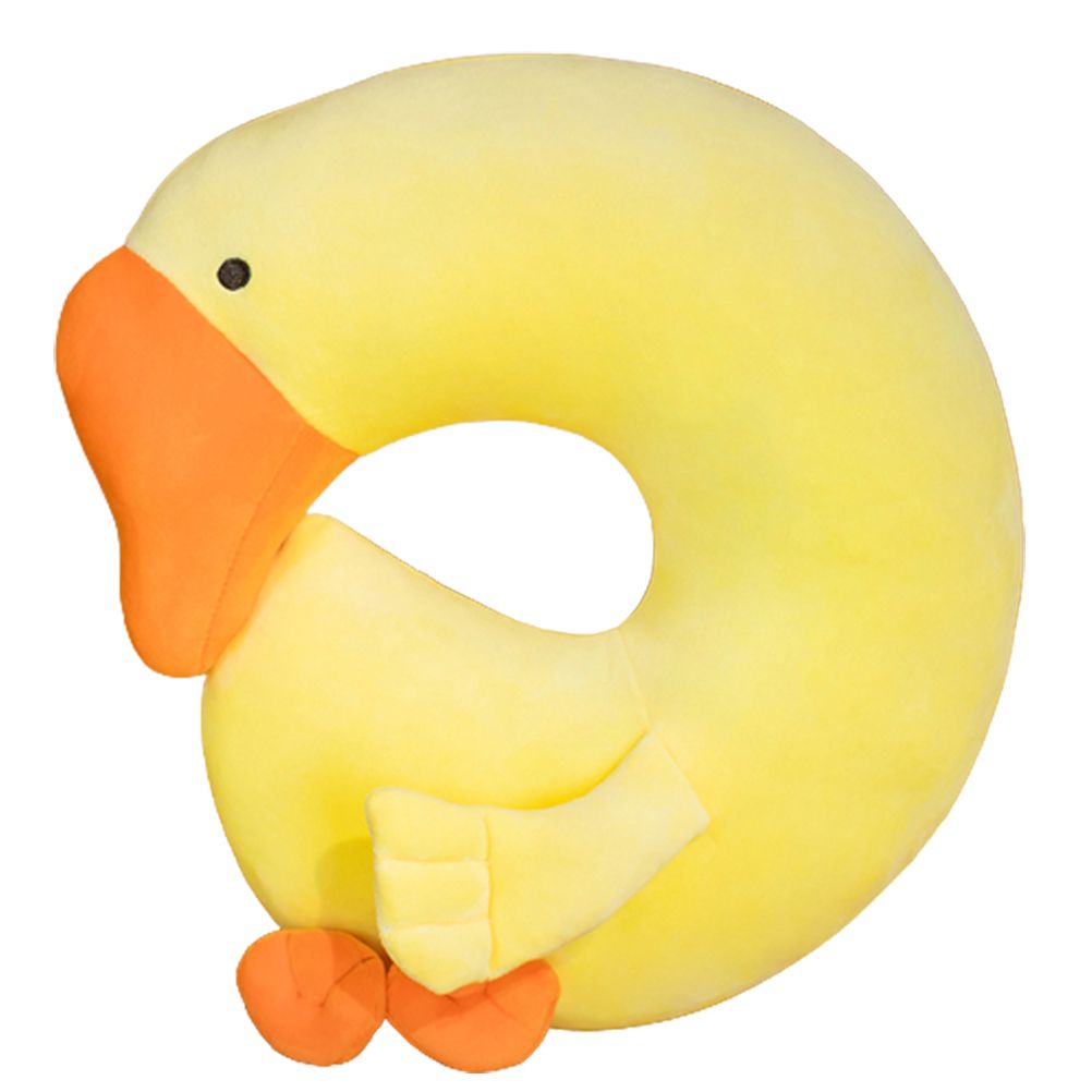 Japanese Anime Duck Plush Dolls Big Goose U Shaped Neck Pillow Cute Stuffed — image 1