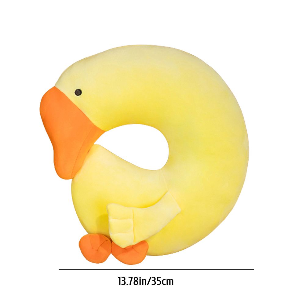 Japanese Anime Duck Plush Dolls Big Goose U Shaped Neck Pillow Cute Stuffed view 2