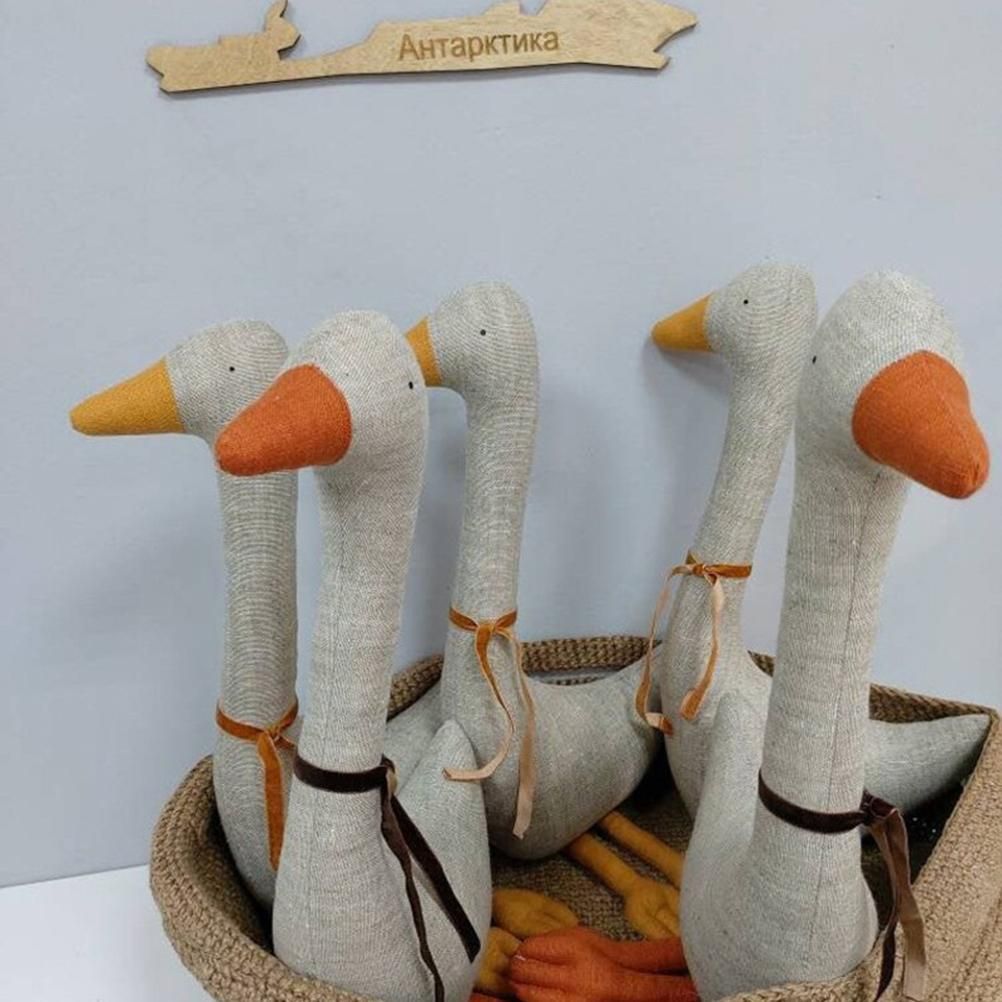 Cartoon Stuffed Plush Animal Pillow Cotton Goose Giraffe Rooster Plush Cushion view 14