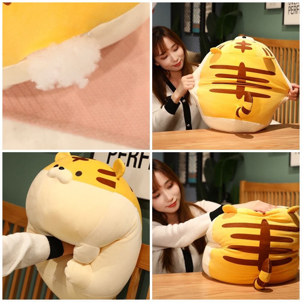 Chinese New Year Plush Tiger Toys 40cm Cute Cuddle Pillow Soft Tiger Toys view 3