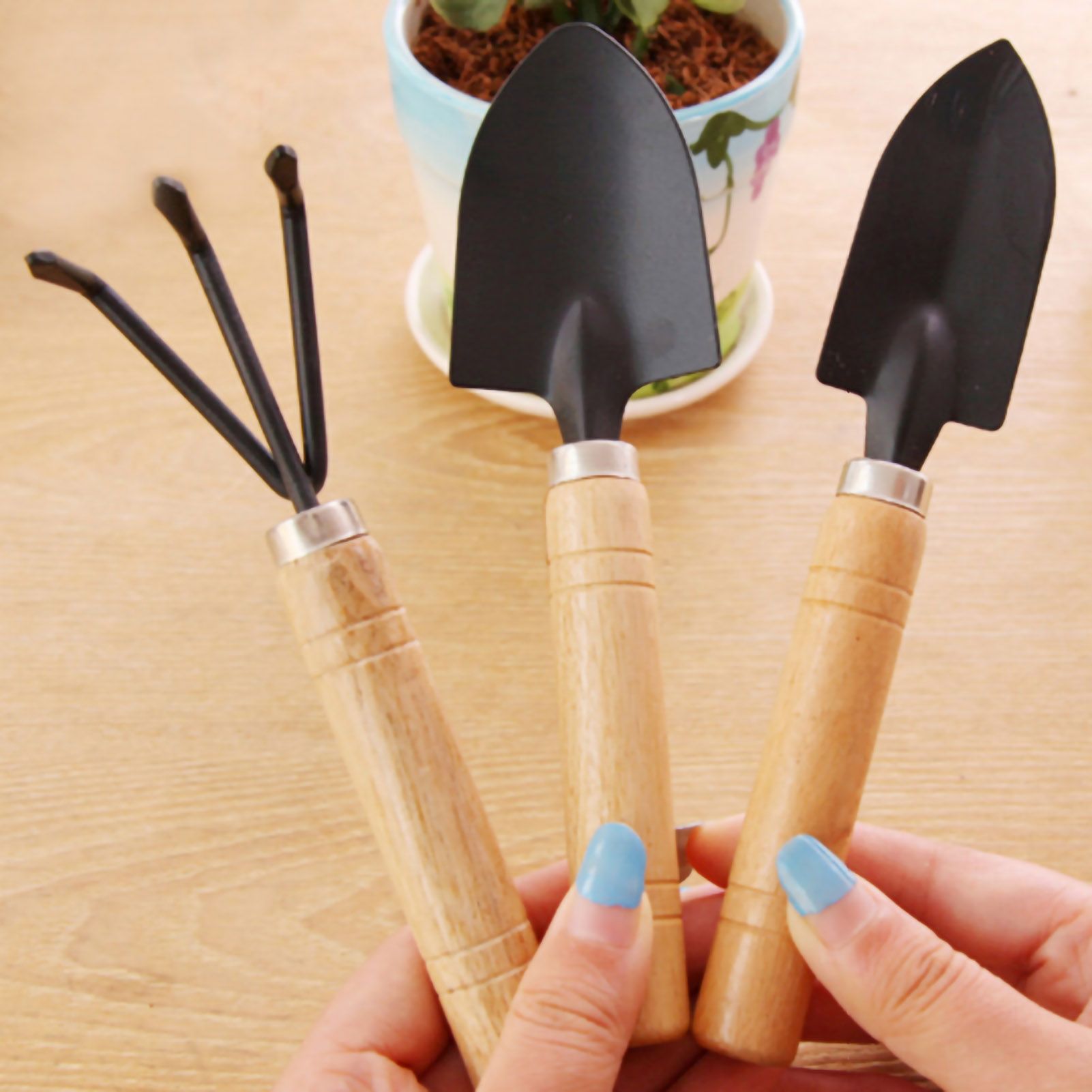 Garden Shovel Set Mini Kit Household Potted Planting Flowers Succulent view 2