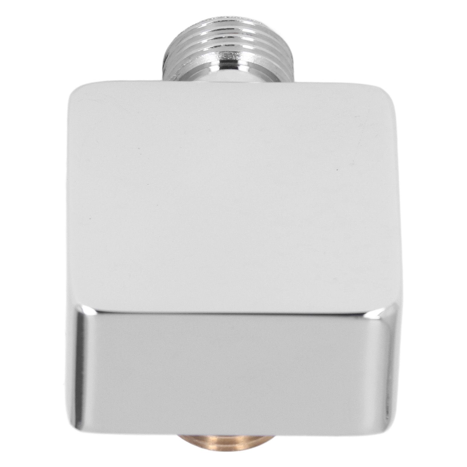 Quadrate Shower Elbow Chrome Finish Wall Mounted G1/2 Full Copper Male Female view 10