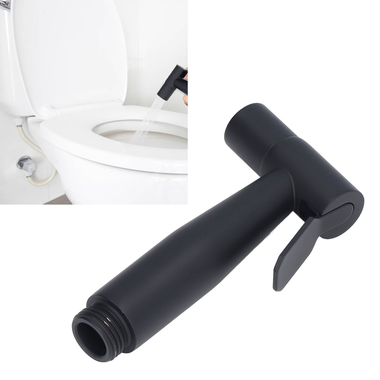 Bidet Sprayer Stainless Steel G1/2 Adjustable Water Pressure Portable Space view 11