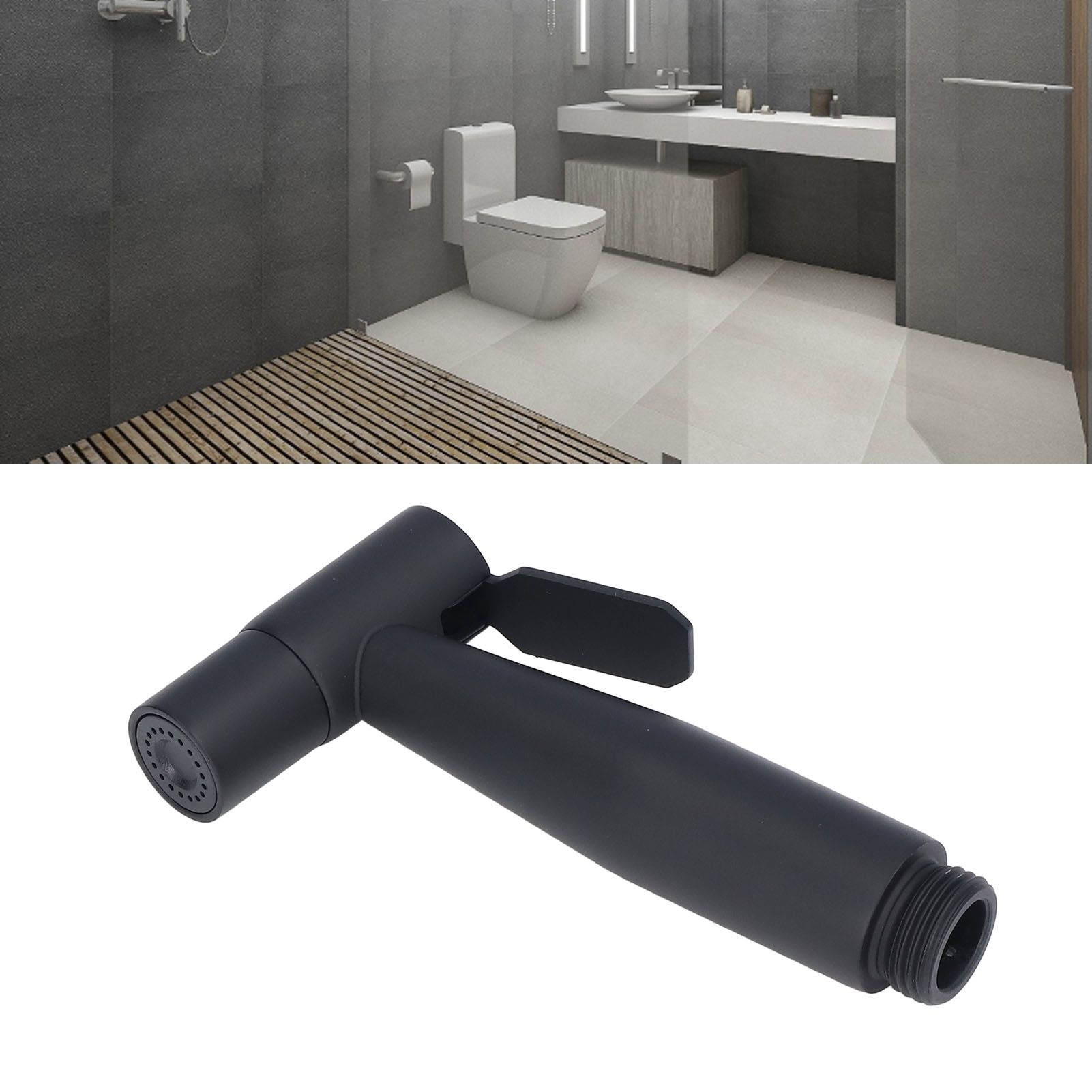 Bidet Sprayer Stainless Steel G1/2 Adjustable Water Pressure Portable Space view 12