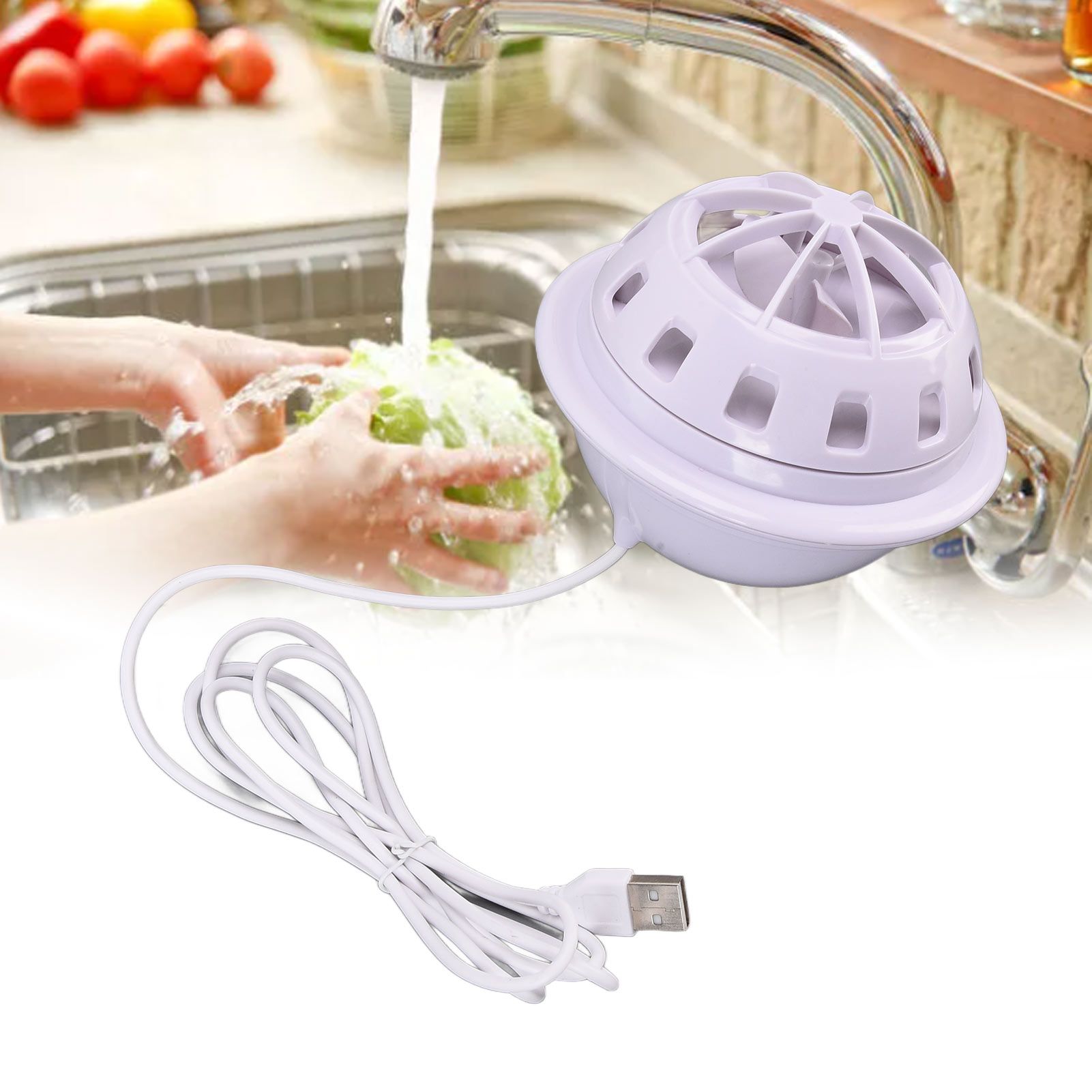 Mini Ultrasonic Dishwasher Portable USB Household Fruit Dishwasher for Home view 11