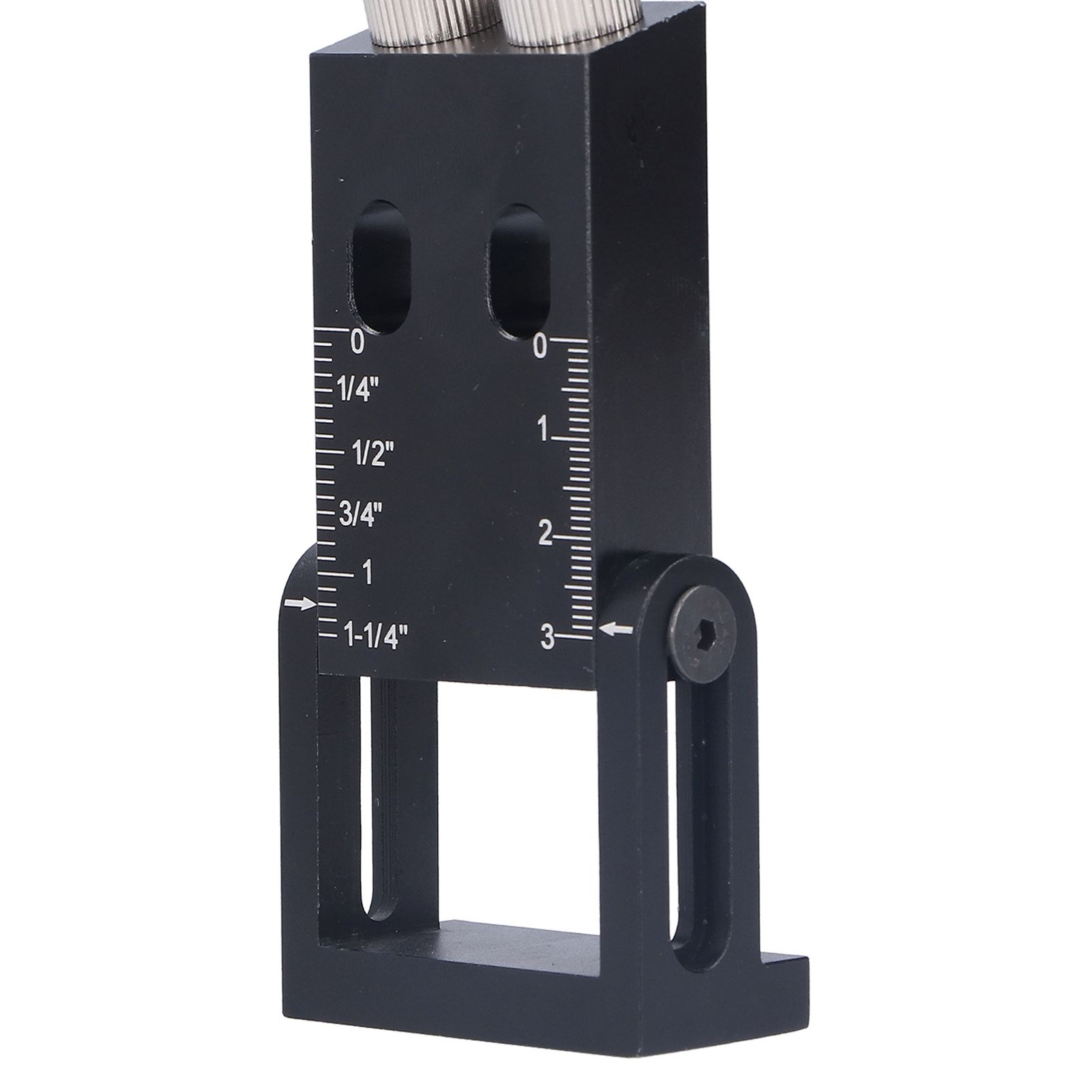 Oblique Hole Locator 15° Pocket Slant Holes Jig Kit Woodworking Positioner view 15