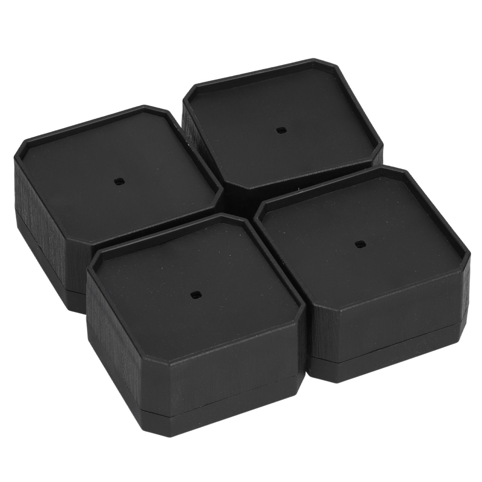 4Set Square Furniture Leg Pad Rubber Non Slip Table Chair Refrigerator Feet view 10