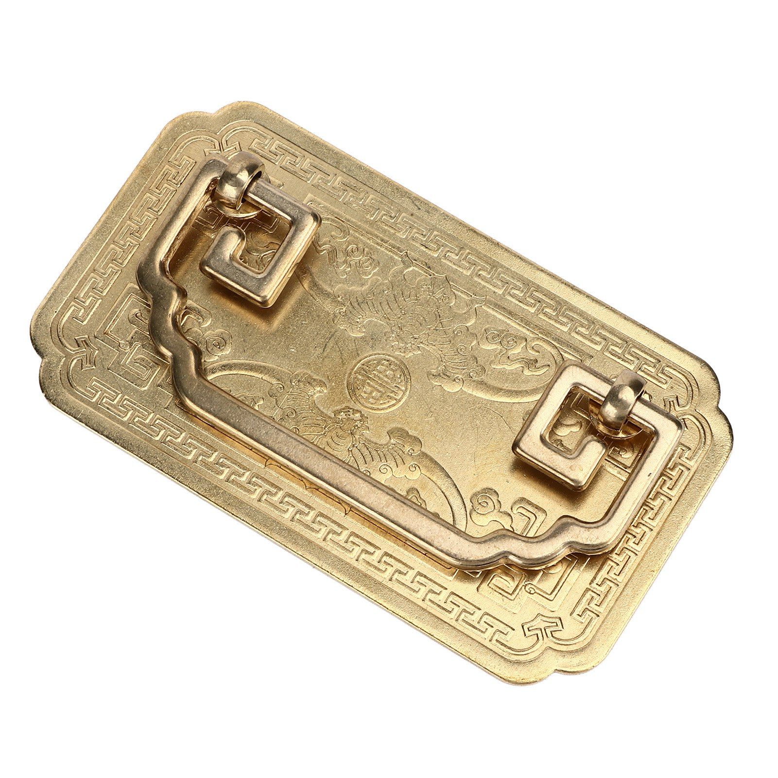 Antique Drawer Handle Tetragonal Bat Handle Antique Chinese Retro Style Drawer view 3