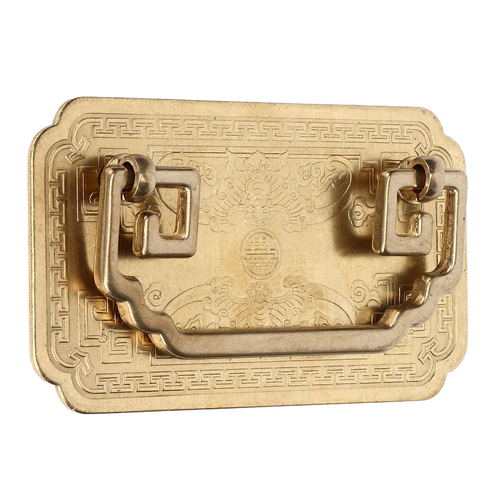 Antique Drawer Handle Tetragonal Bat Handle Antique Chinese Retro Style Drawer view 6