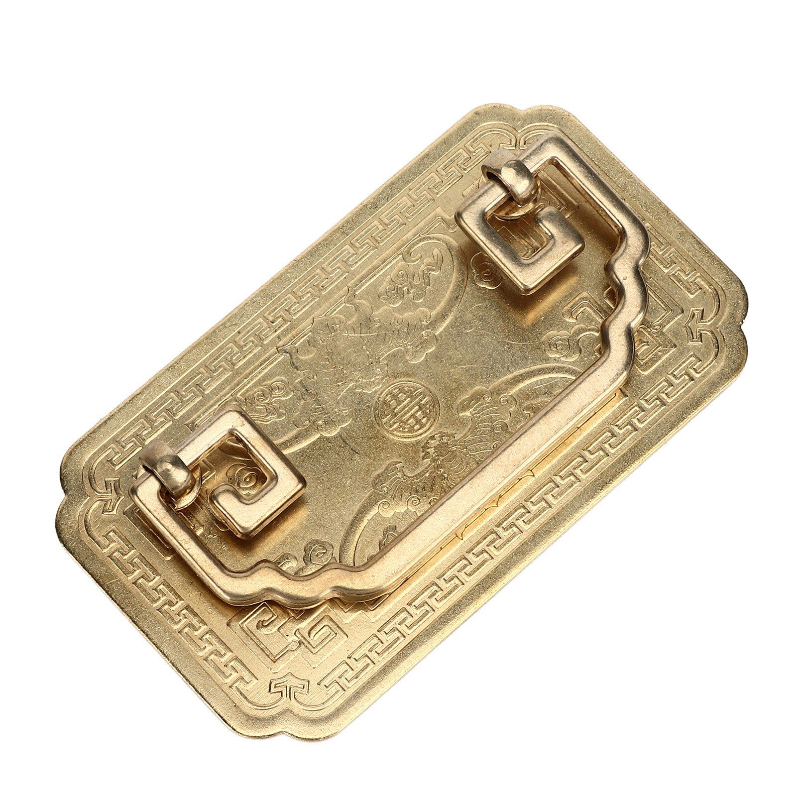 Antique Drawer Handle Tetragonal Bat Handle Antique Chinese Retro Style Drawer view 7