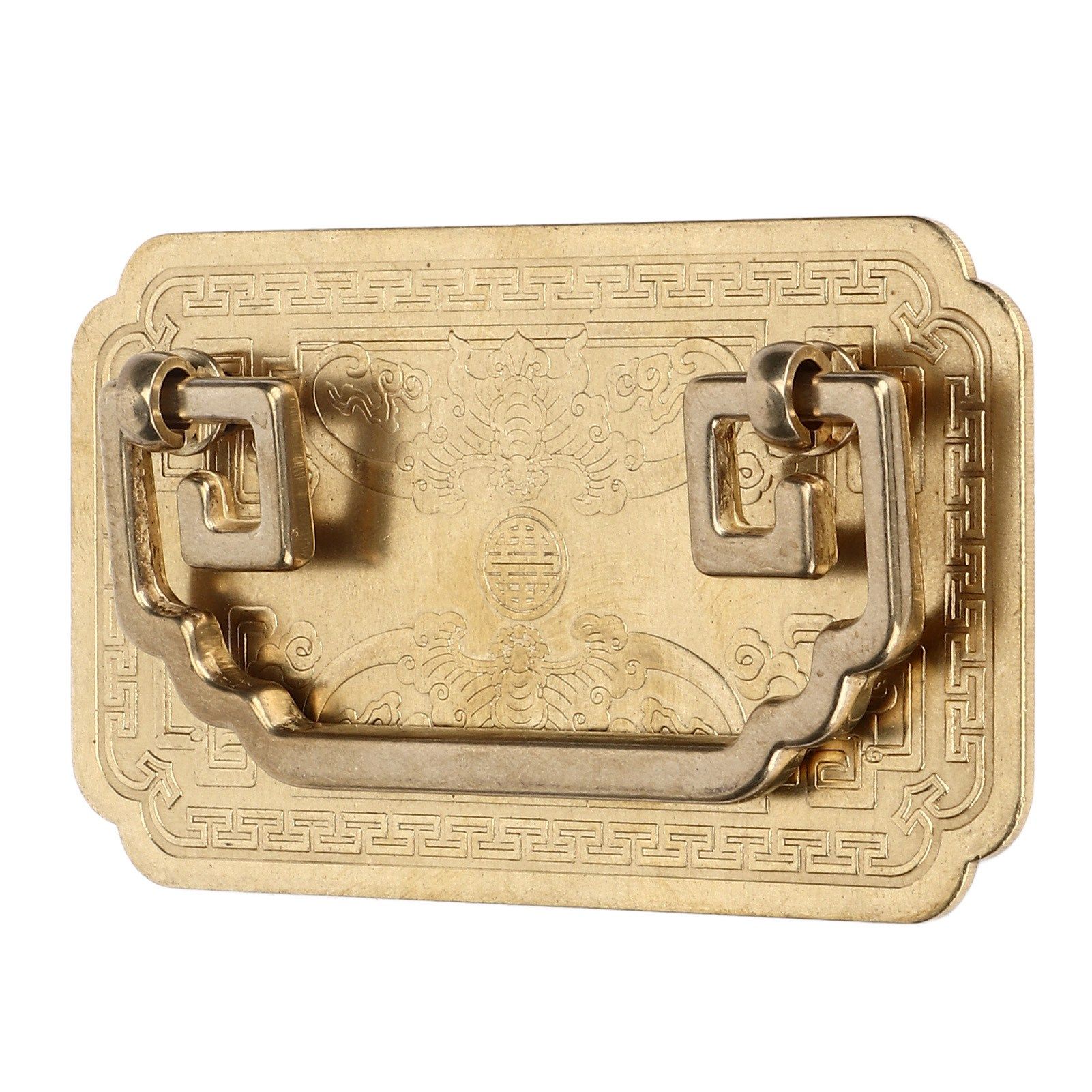 Antique Drawer Handle Tetragonal Bat Handle Antique Chinese Retro Style Drawer view 8