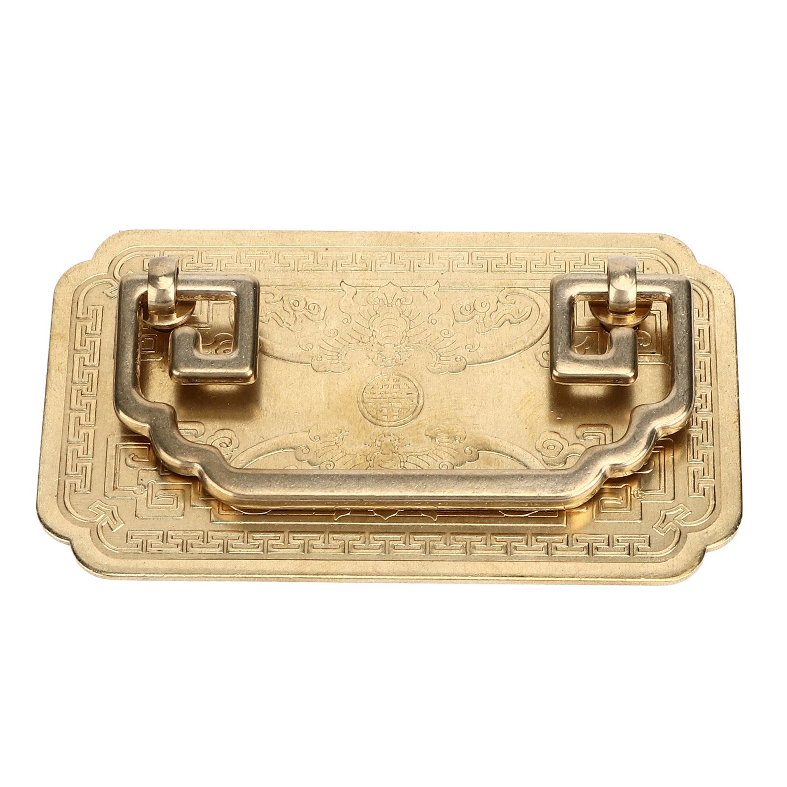 Antique Drawer Handle Tetragonal Bat Handle Antique Chinese Retro Style Drawer view 10