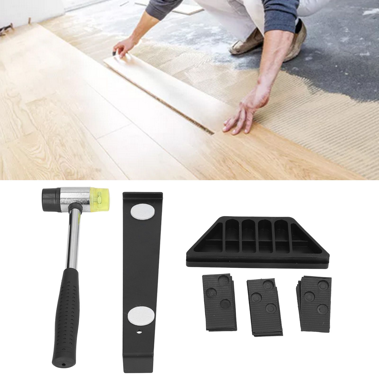 DIY Home Wood Flooring Laminate Installation Kit Wooden Floor Fitting Tool view 11