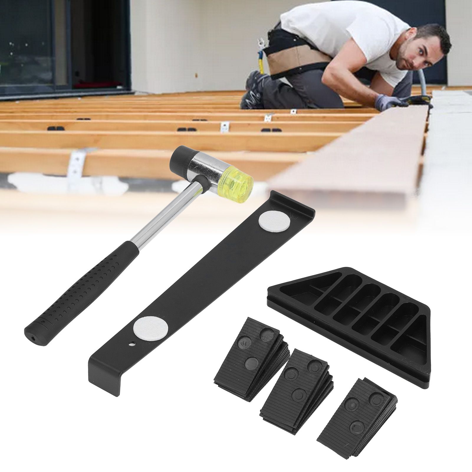 DIY Home Wood Flooring Laminate Installation Kit Wooden Floor Fitting Tool view 12