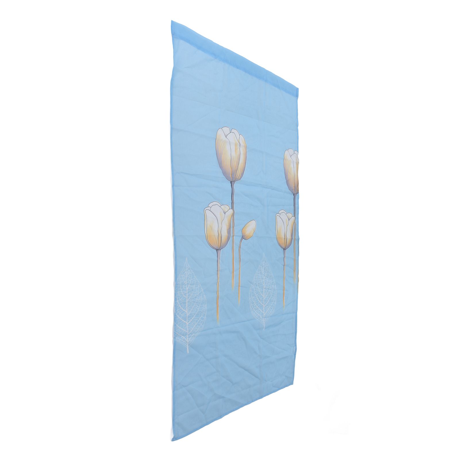 Sheer Curtains INS Style Flower Decoration Filter Light Flowers Sheer Curtains view 3