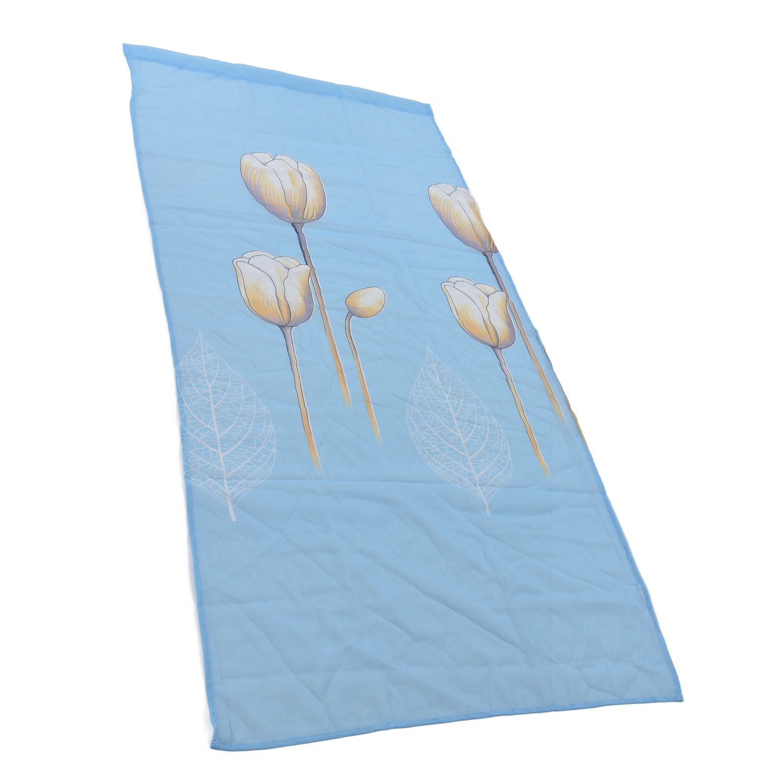 Sheer Curtains INS Style Flower Decoration Filter Light Flowers Sheer Curtains view 10