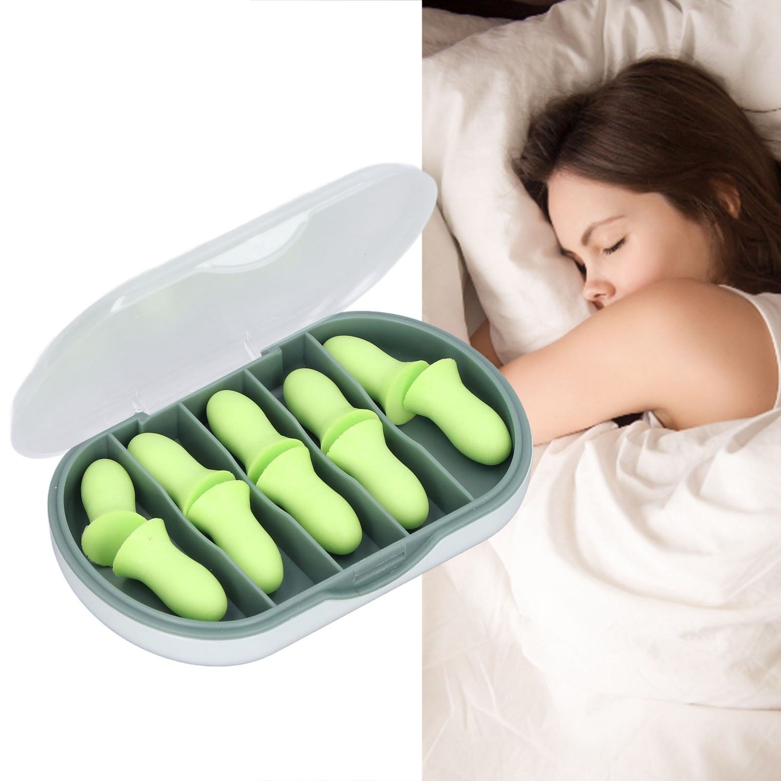 10Pcs Sleeping Ear Plugs Soft Comfortable Safe Sponge Excellent Sound view 12