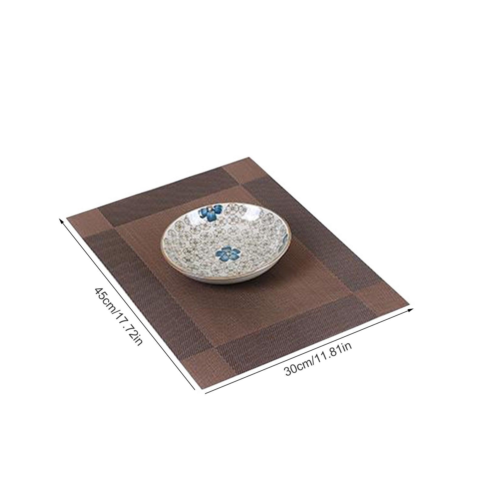 45x30cm Placemat Nonslip Heat Insulation Washable Quick Dry Mat for Kitchen view 2