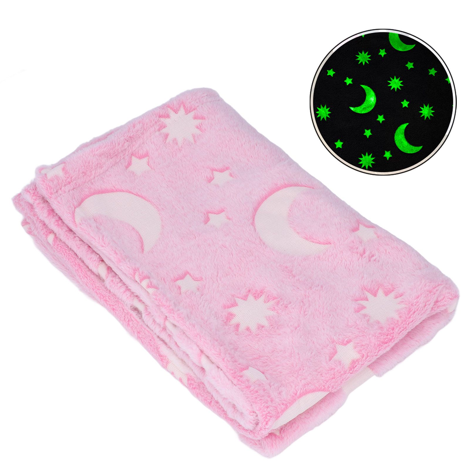 1.52x1M Luminous Blanket Double Sided Polyester Glowing Blanket Bedroom Air view 11
