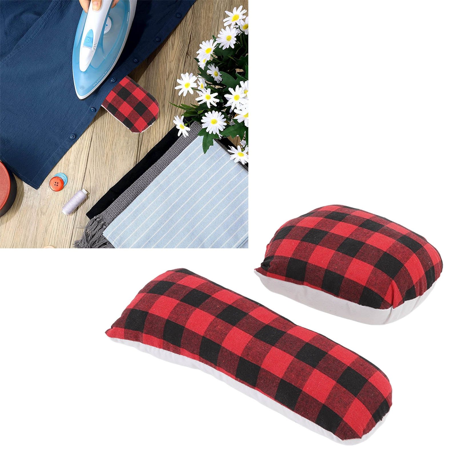 2pcs Tailor Ham Seam Roll Set Dressmaking Sleeve Roll Pressing Tool for view 11