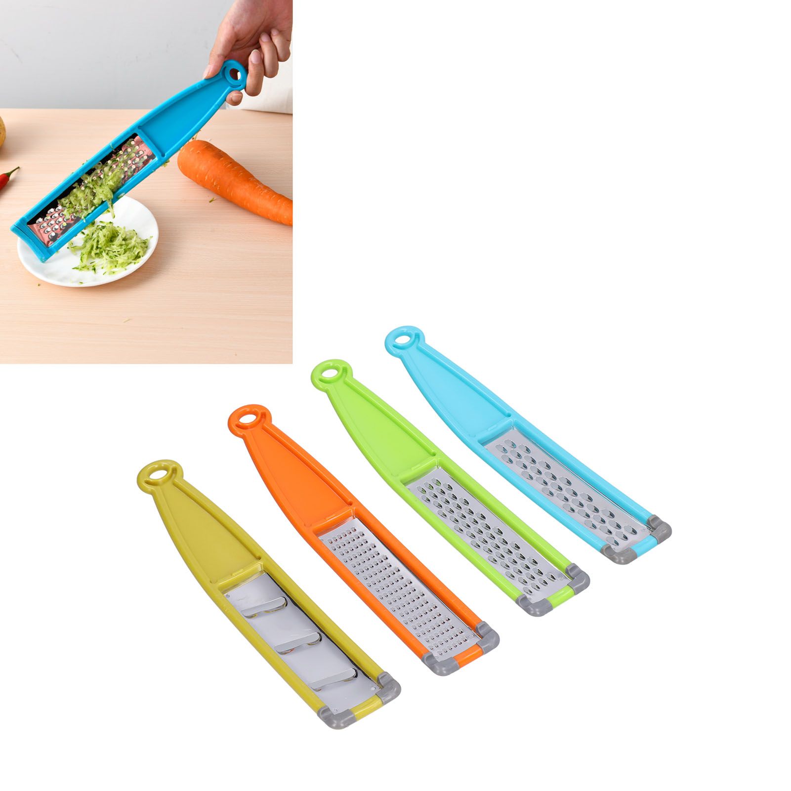 Vegetable Zester Stainless Steel Zester Cheese Grater Food Slice Grater Potato view 11