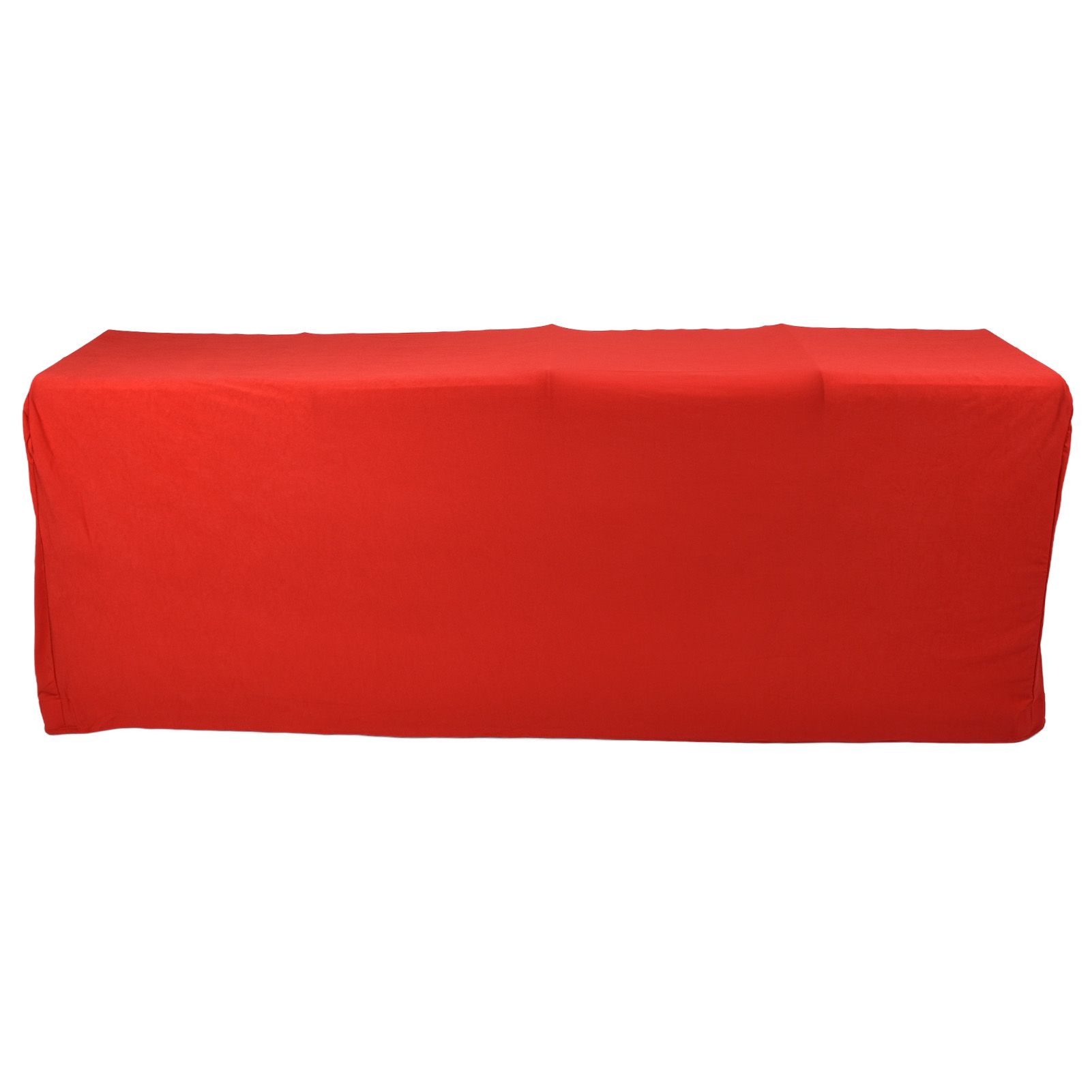Stretch Spandex Table Cover Good Elasticity Washable Reusable Red Stretchable view 6
