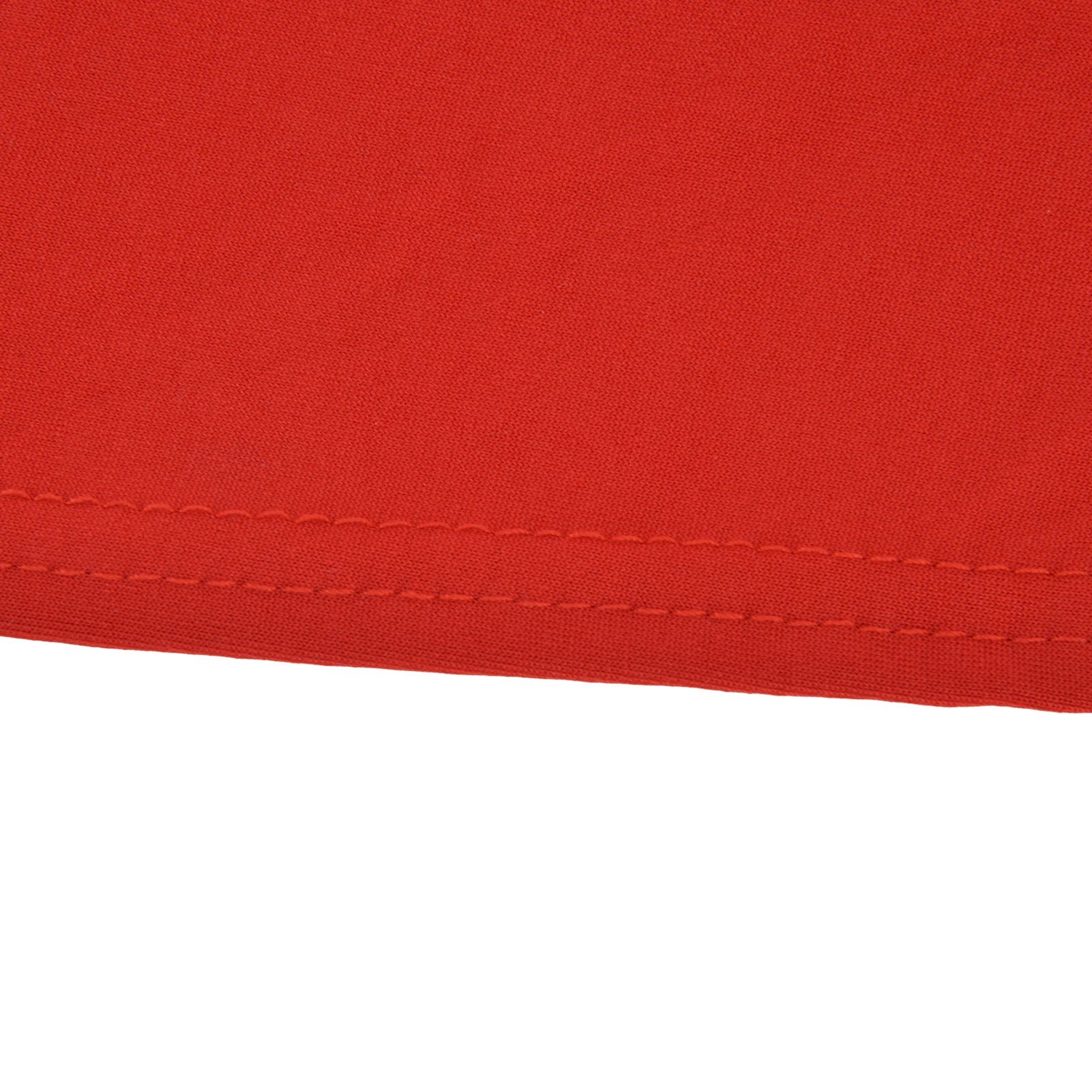 Stretch Spandex Table Cover Good Elasticity Washable Reusable Red Stretchable view 15