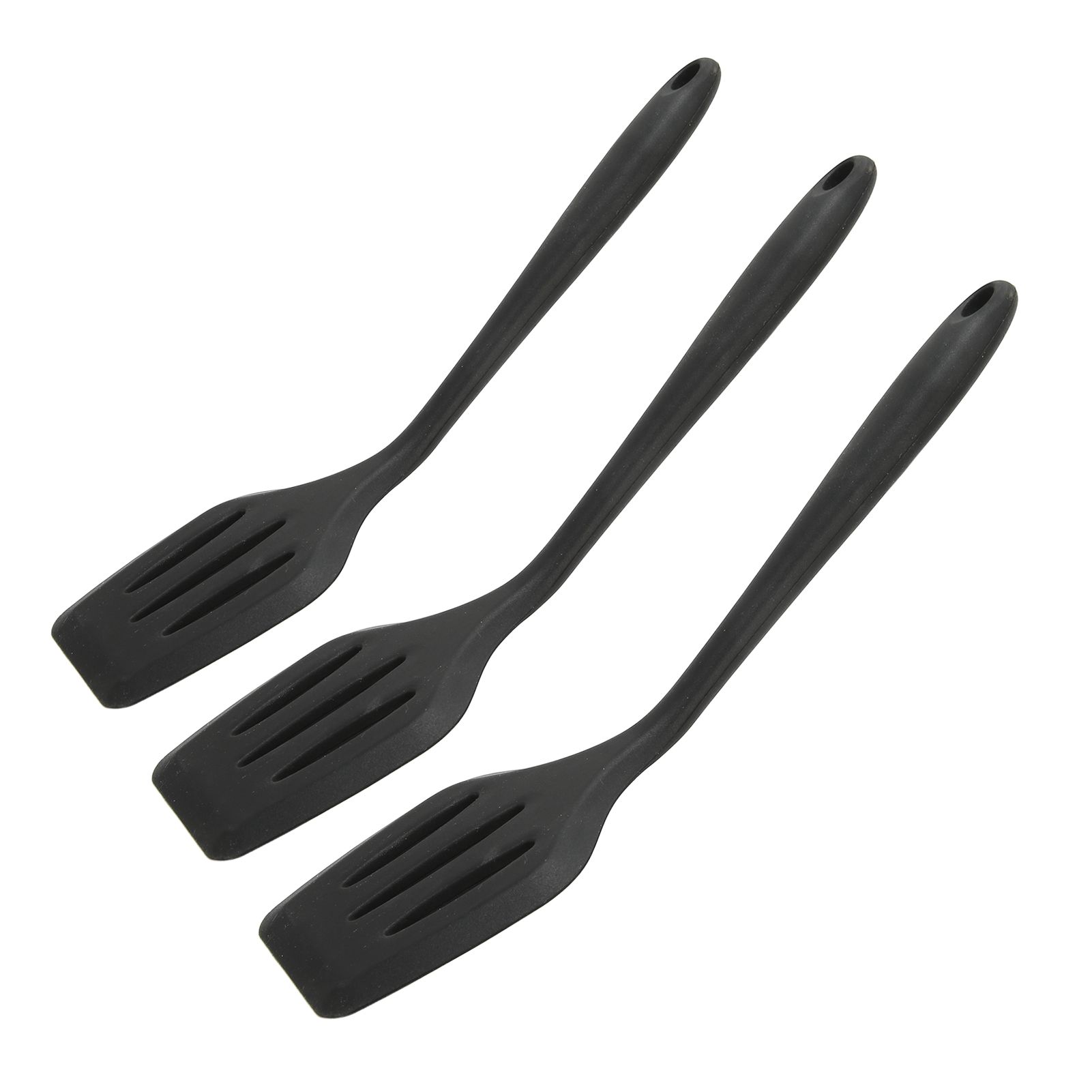 3Pcs Silicone Spatula Easy Cleaning Odorless Food Grade Silicone Slotted view 5