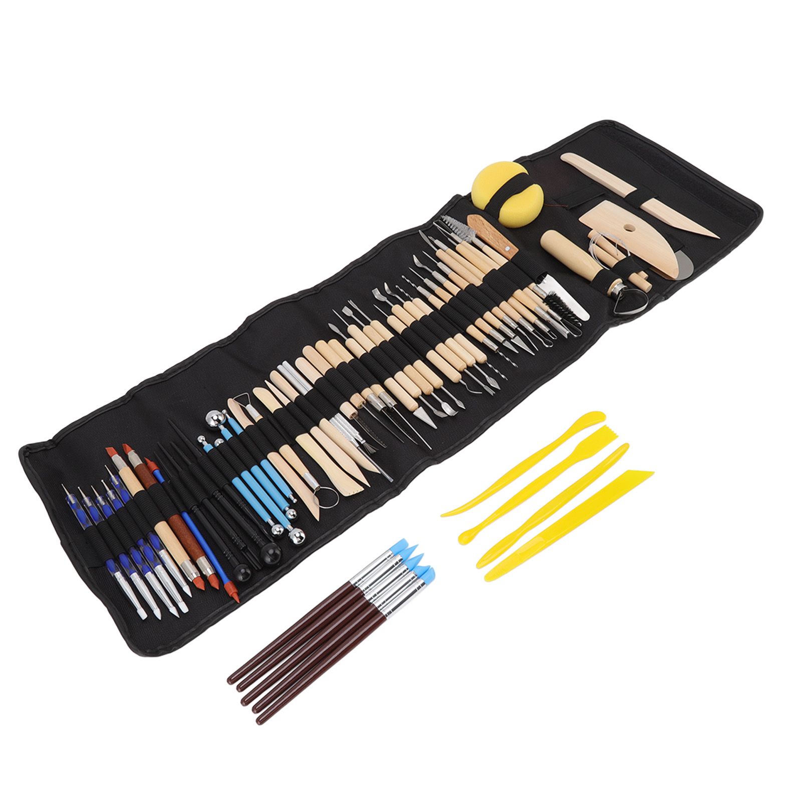 61Pcs Polymer Clay Sculpting Tools Exquisite Versatile Clay Carving Tools with view 2