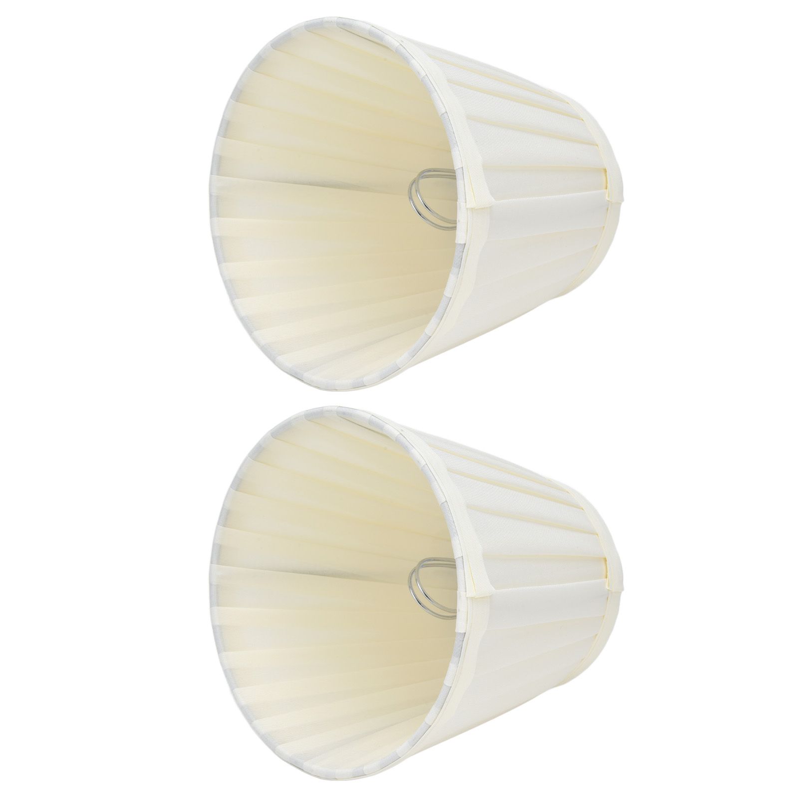 2 Pcs Double Small Lamp Shade Clip On Bulb Comfortable Material Barrel Fabric view 10