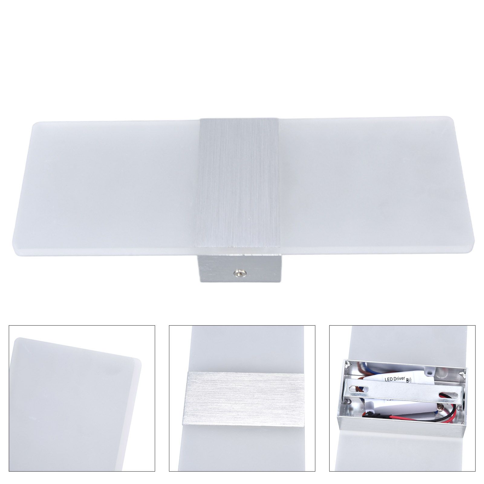 LED Wall Lamp 6W Acrylic Wall Light 360° Luminous High Brightness Preservative view 8