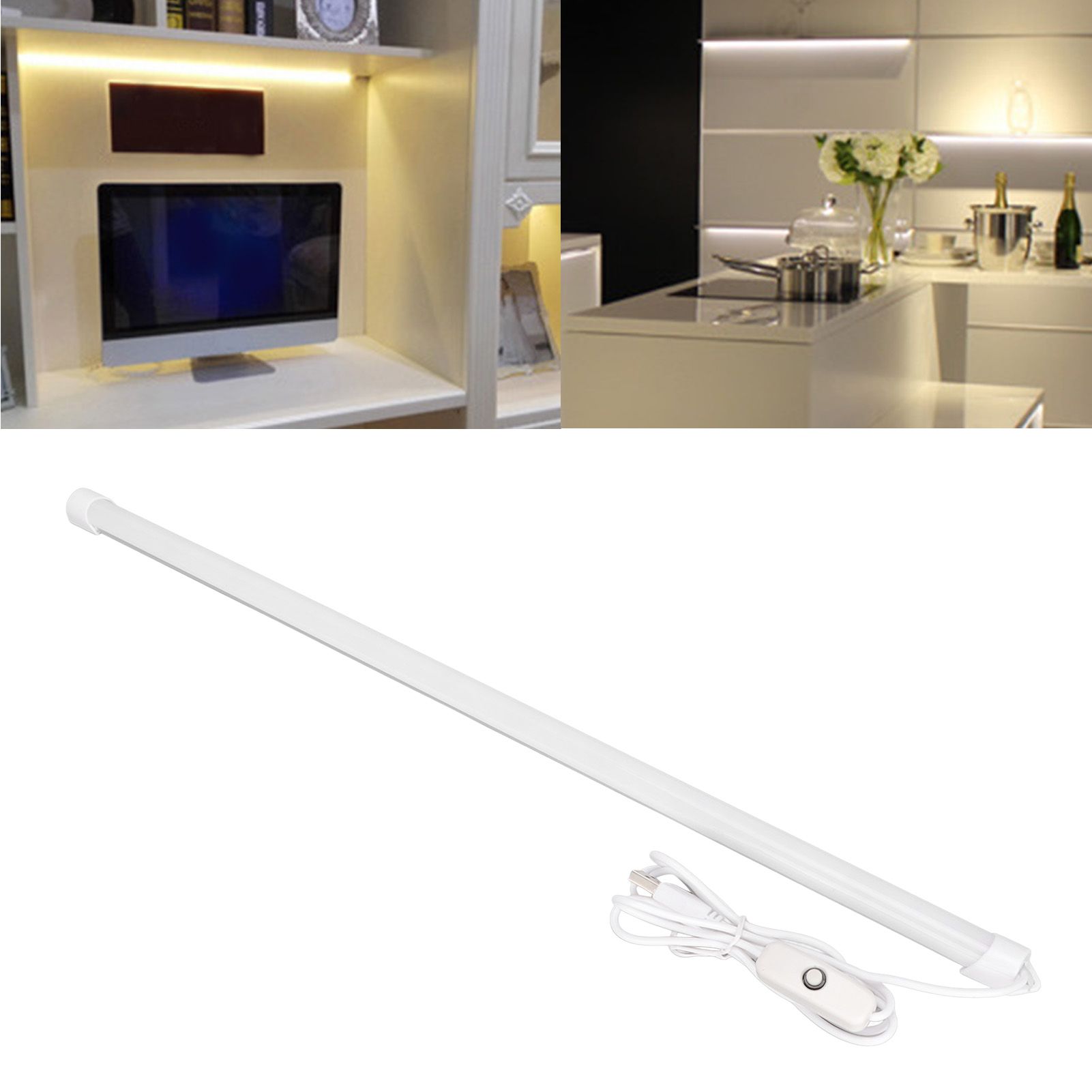 LED Reading Light High Brightness 35 LEDs Warm White USB Eye Protection Desk view 11