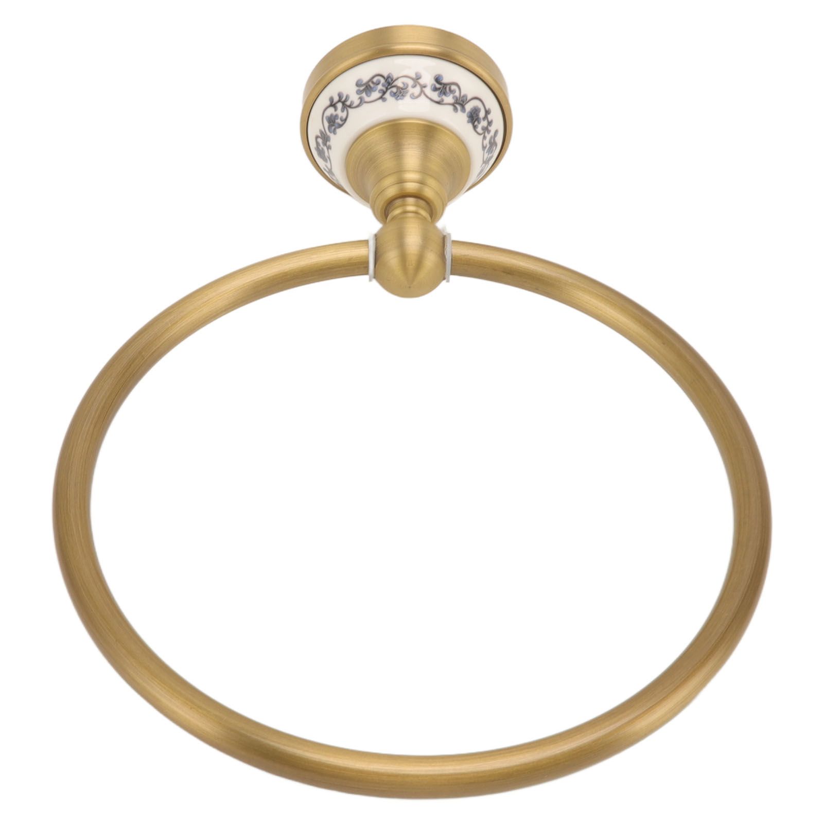 Towel Ring Antique Brass Finish Wall Mounted Bathroom Hand Towel Holder with view 4