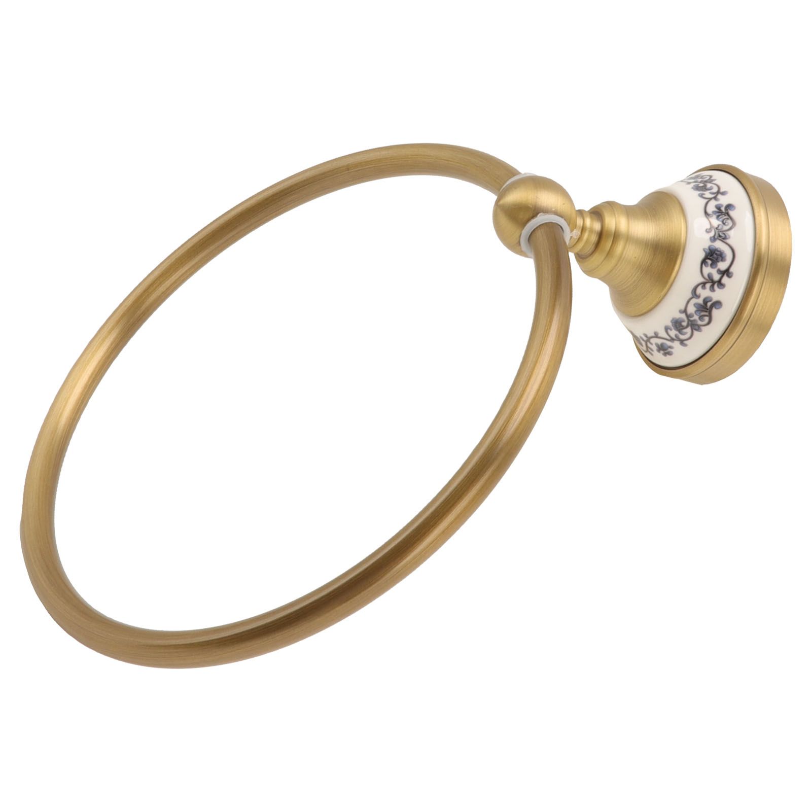 Towel Ring Antique Brass Finish Wall Mounted Bathroom Hand Towel Holder with view 10