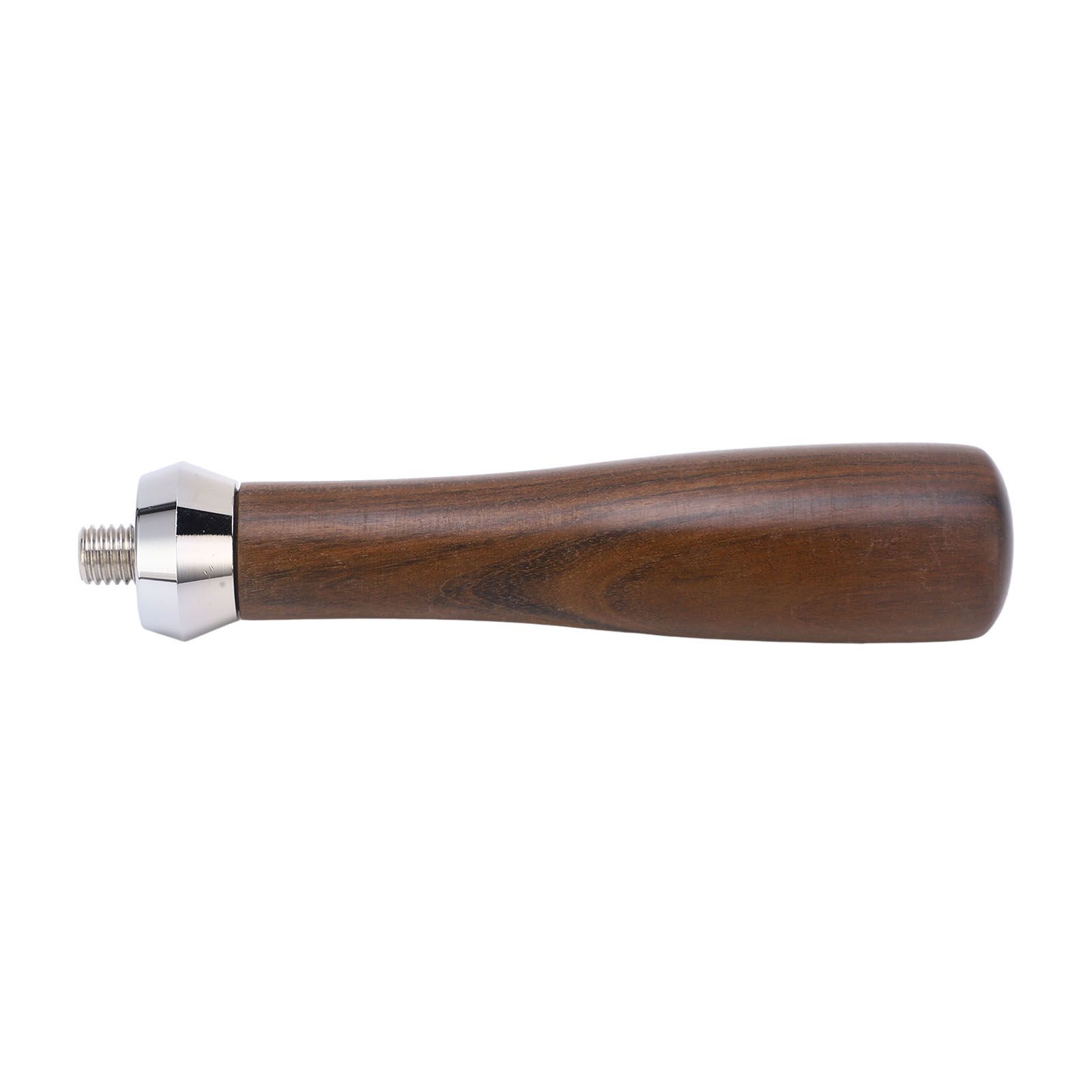 Coffee Portafilter Handle Comfortable Grip Burr Free Black Rosewood Durable view 2