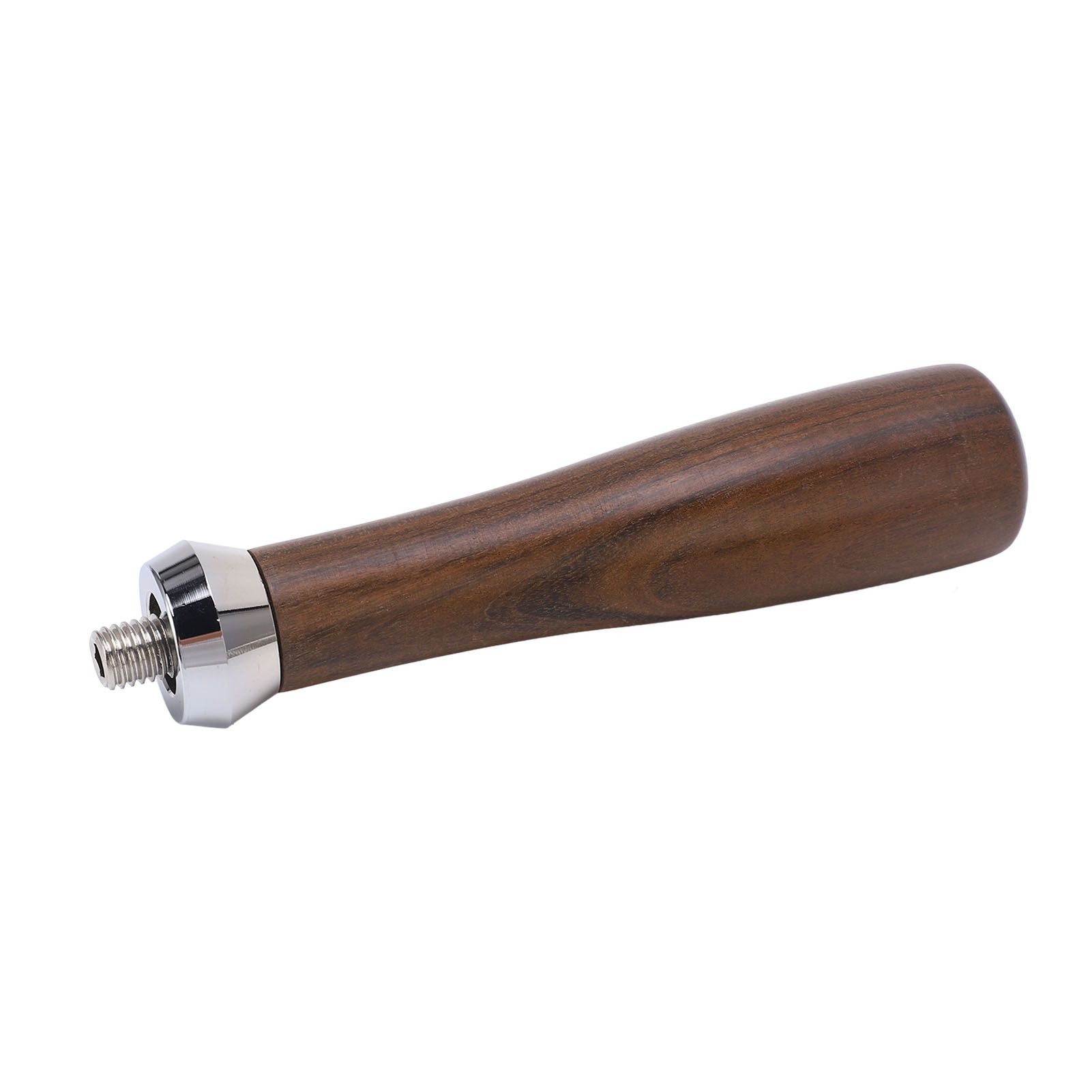 Coffee Portafilter Handle Comfortable Grip Burr Free Black Rosewood Durable view 3